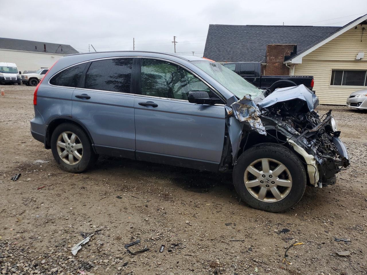 2008 Honda Cr-v Ex Blue vin: JHLRE48538C014293