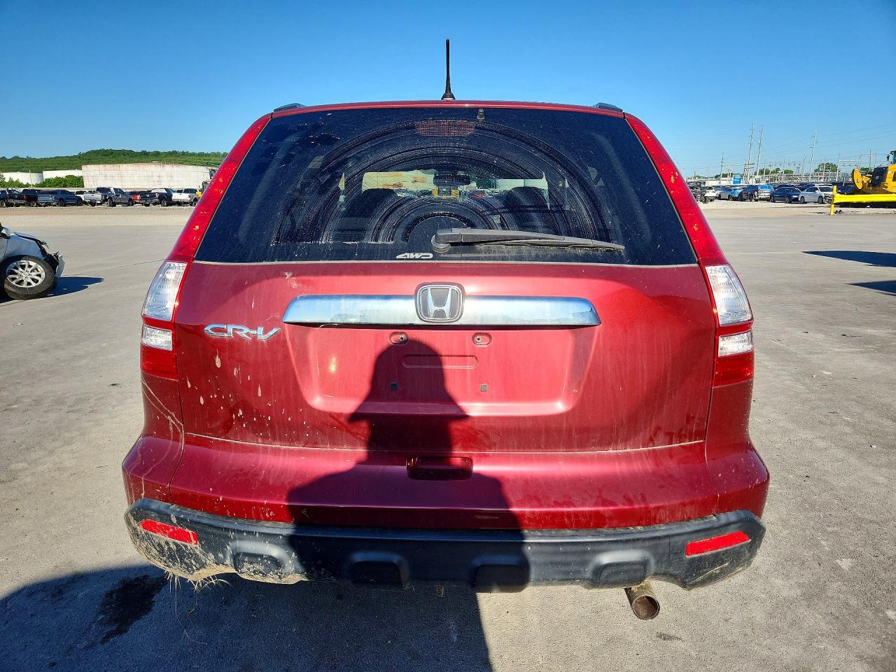 2008 Honda Cr-v Ex Maroon vin: JHLRE48538C063901