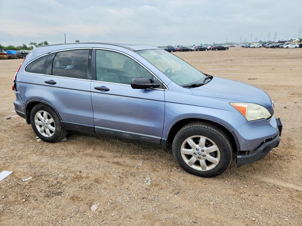 2008 Honda Cr-v Ex Blue vin: JHLRE48538C064269