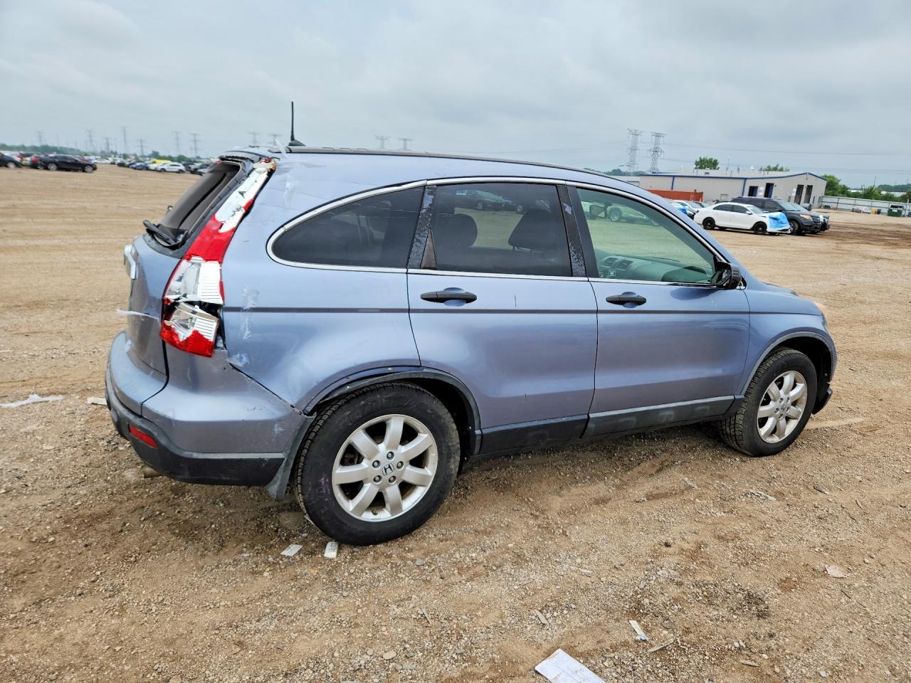 2008 Honda Cr-v Ex Blue vin: JHLRE48538C064269