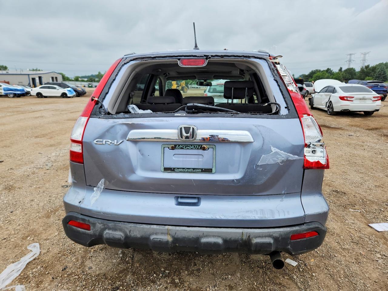 2008 Honda Cr-v Ex Blue vin: JHLRE48538C064269