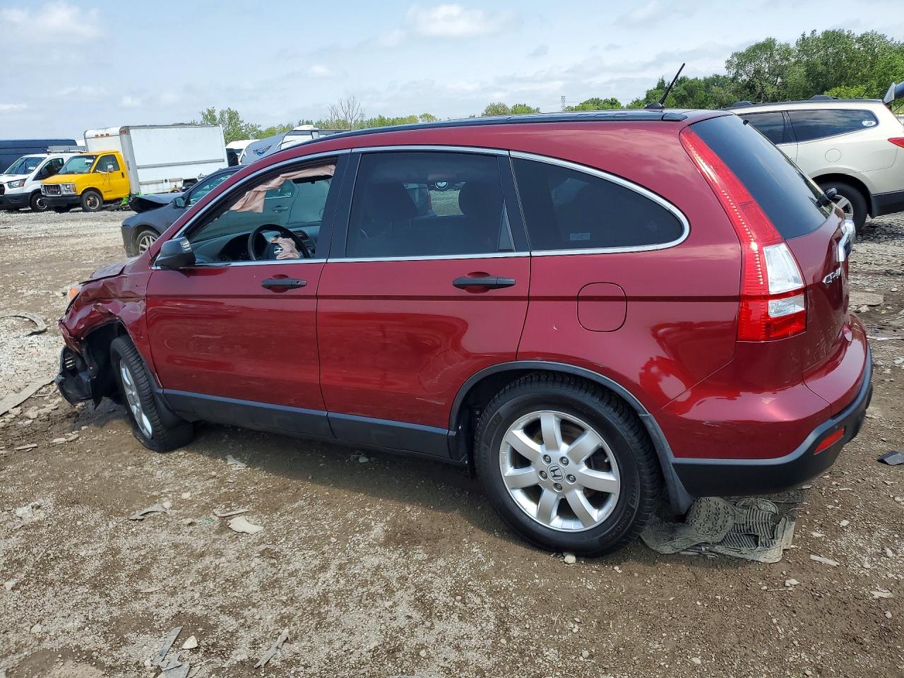 2008 Honda Cr-v Ex Burgundy vin: JHLRE48538C075787
