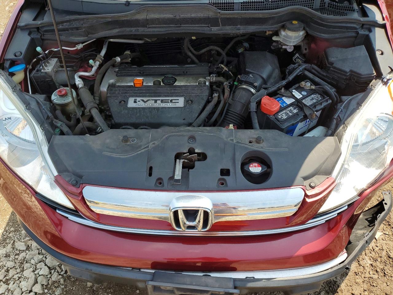 2008 Honda Cr-v Ex Burgundy vin: JHLRE48538C075787