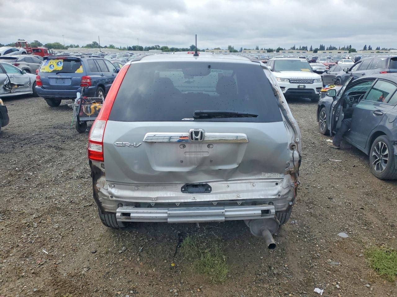 2009 Honda Cr-v Ex Silver vin: JHLRE48539C019415