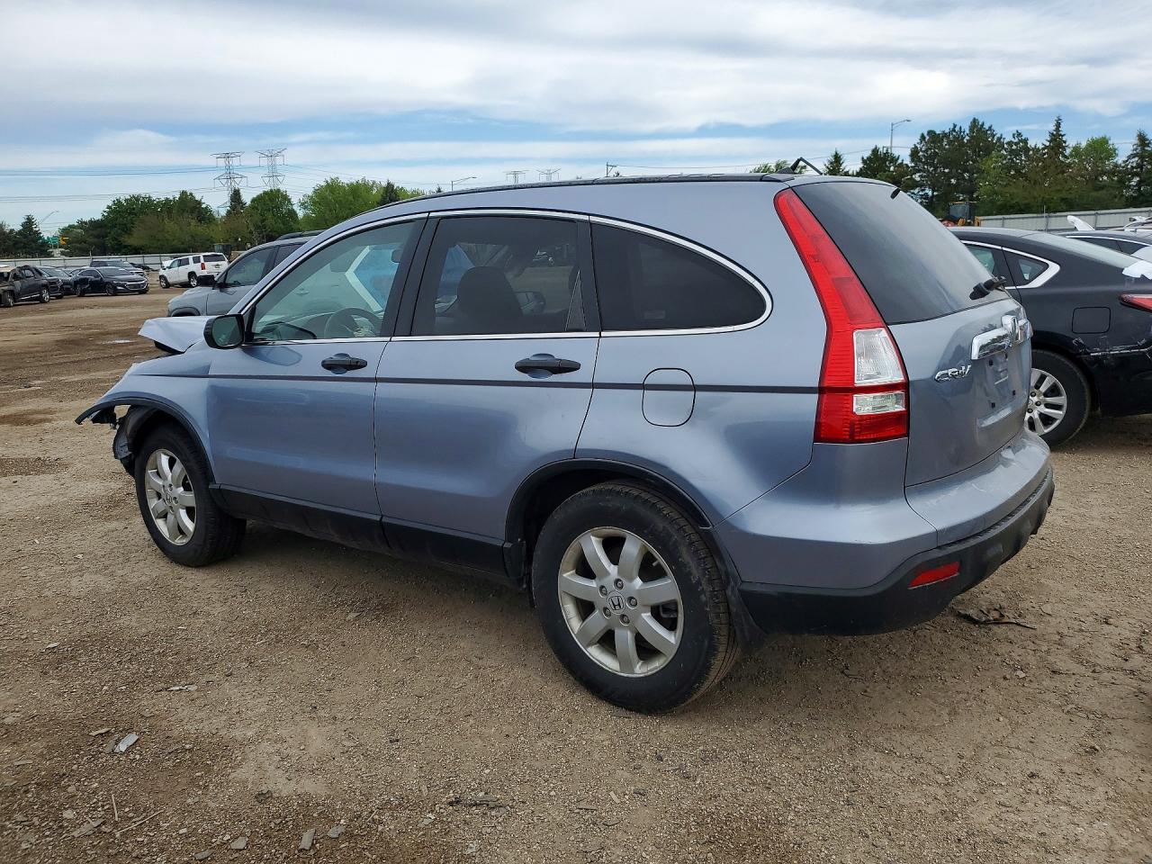 2007 Honda Cr-v Ex Синий vin: JHLRE48547C008680