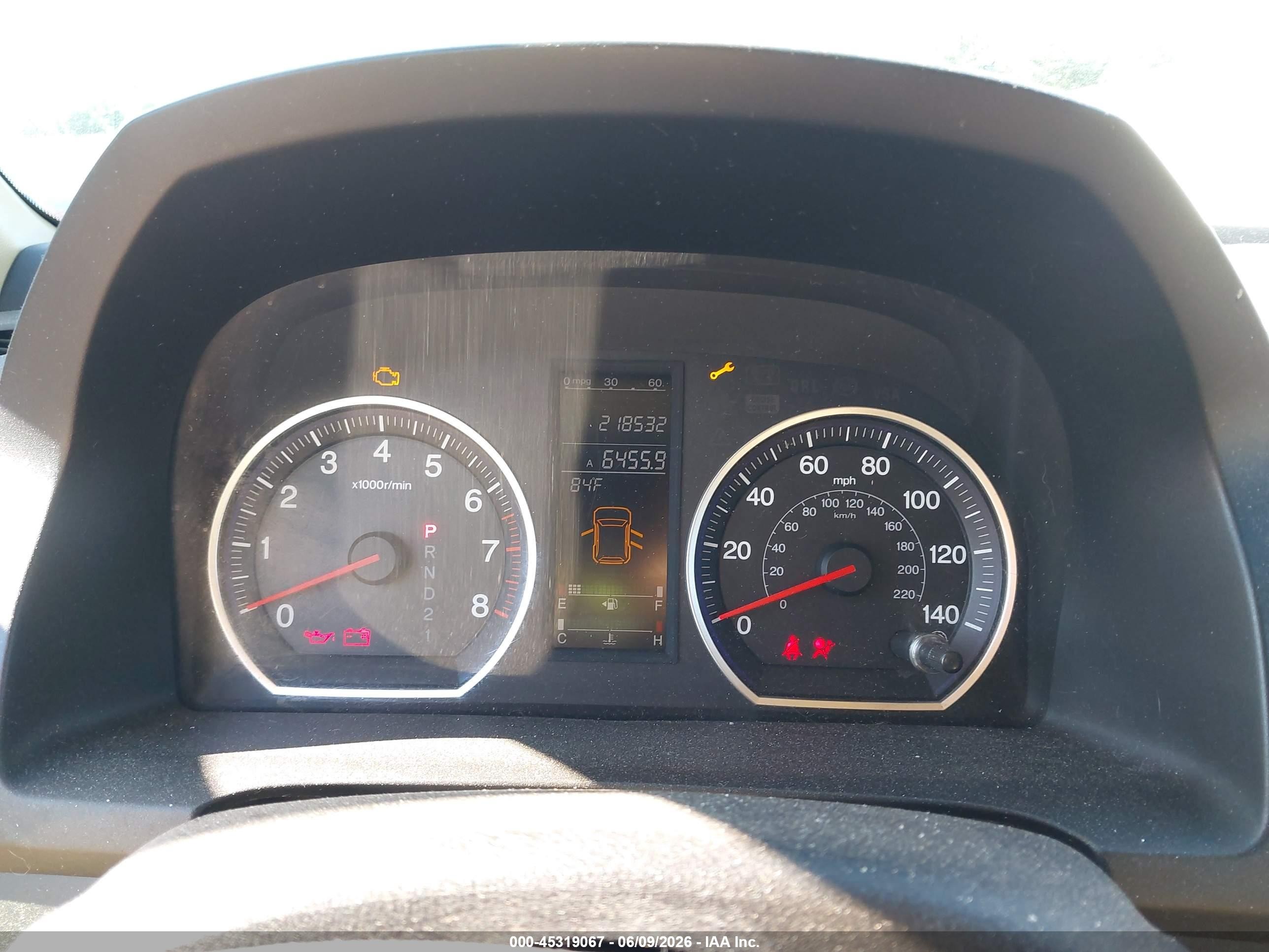 2007 Honda Cr-v Ex Green vin: JHLRE48547C016195
