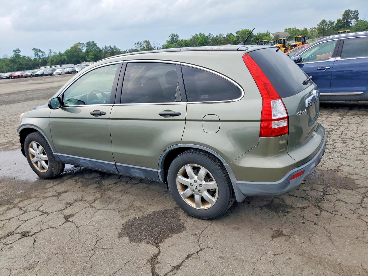 2007 Honda Cr-v Ex Green vin: JHLRE48547C033210