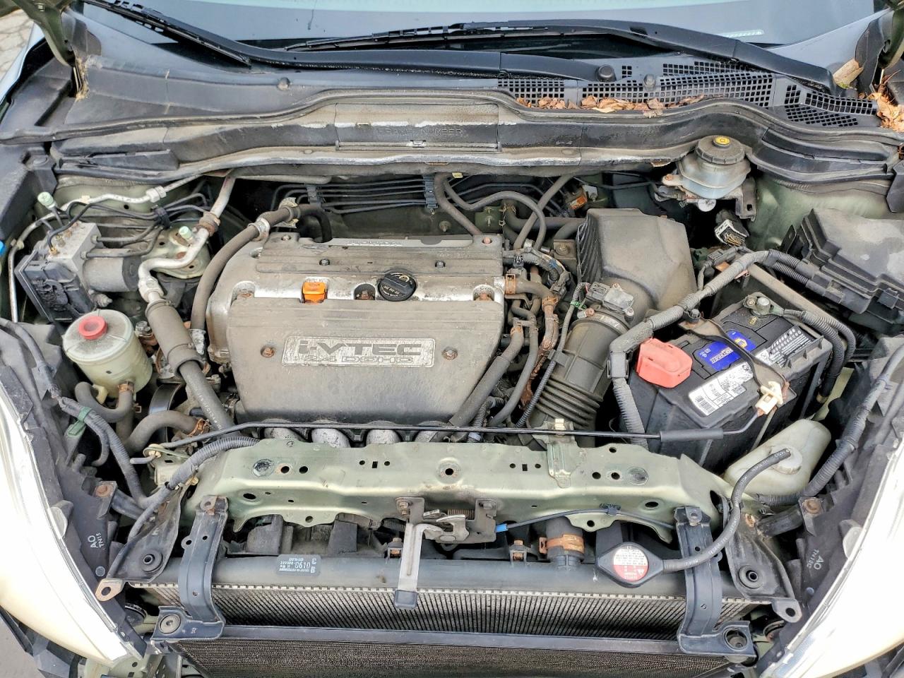 2007 Honda Cr-v Ex Green vin: JHLRE48547C033210