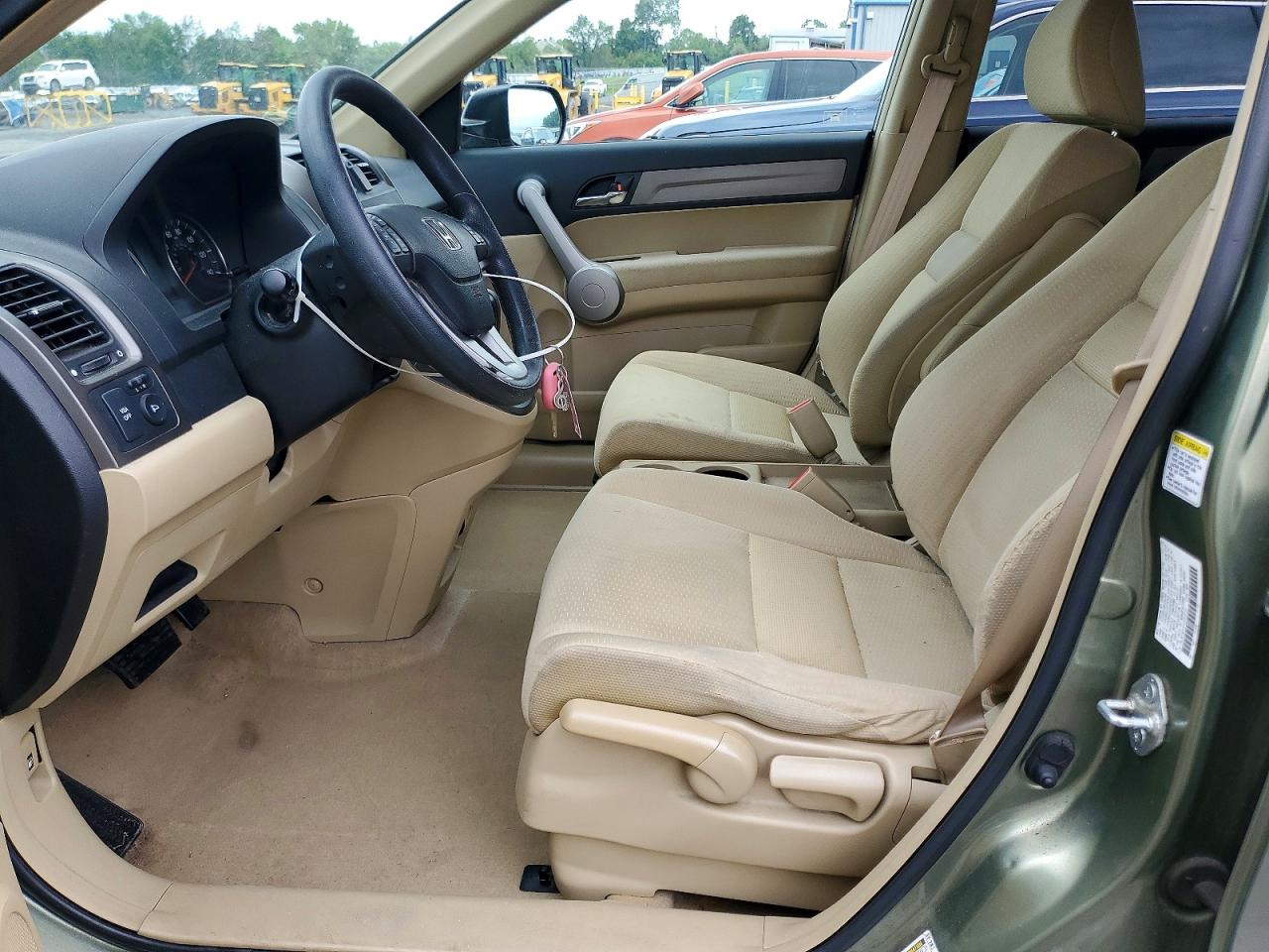 2007 Honda Cr-v Ex Green vin: JHLRE48547C033210
