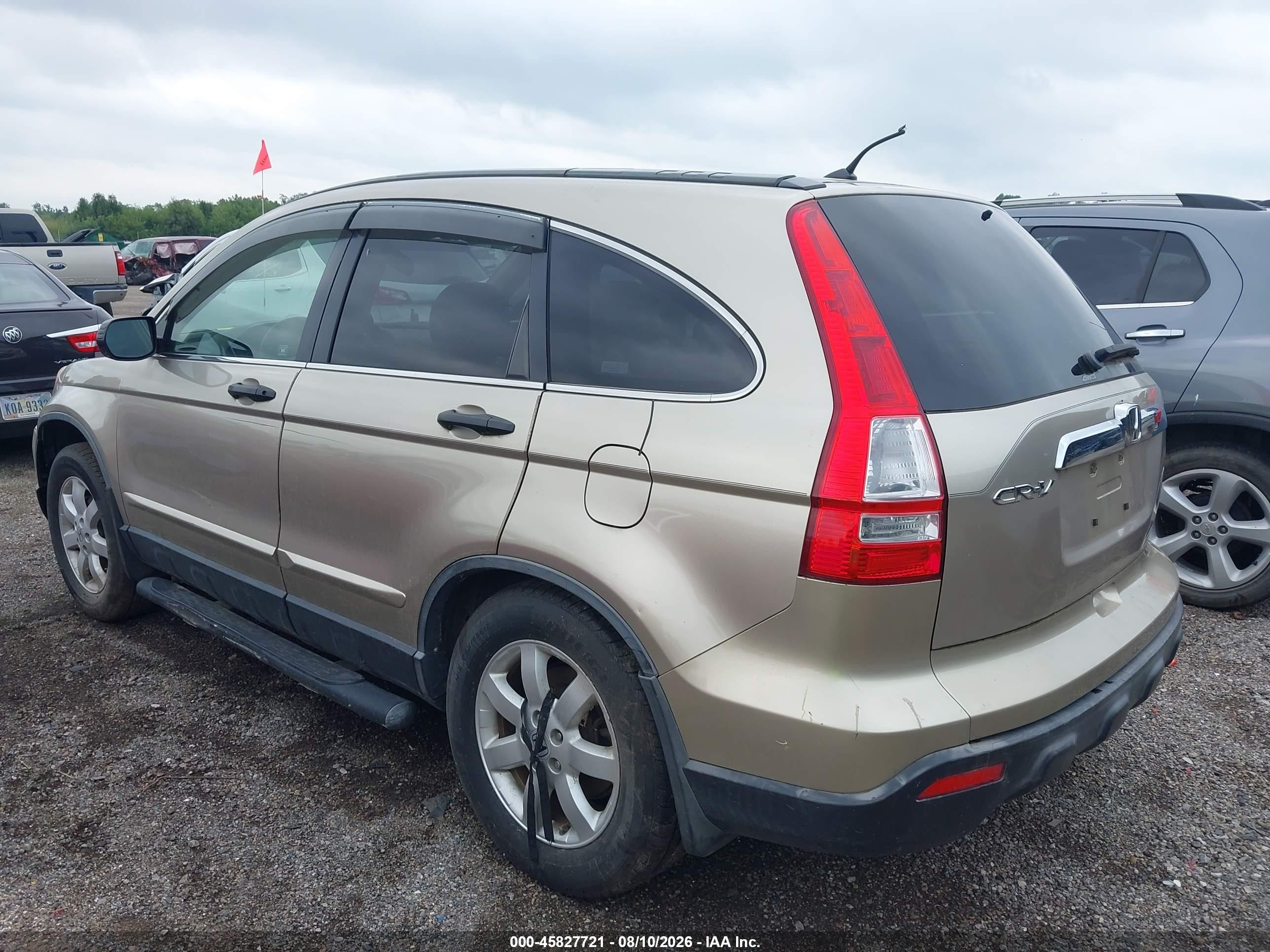 2007 Honda Cr-v Ex Gold vin: JHLRE48547C034048