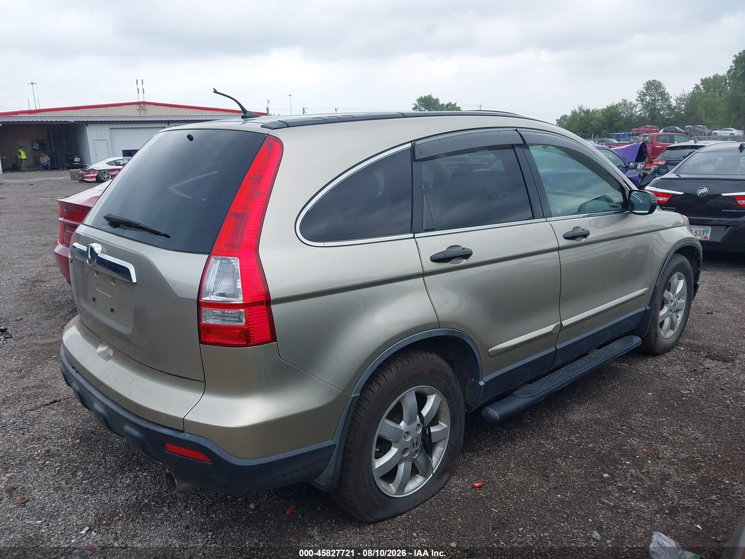 2007 Honda Cr-v Ex Gold vin: JHLRE48547C034048