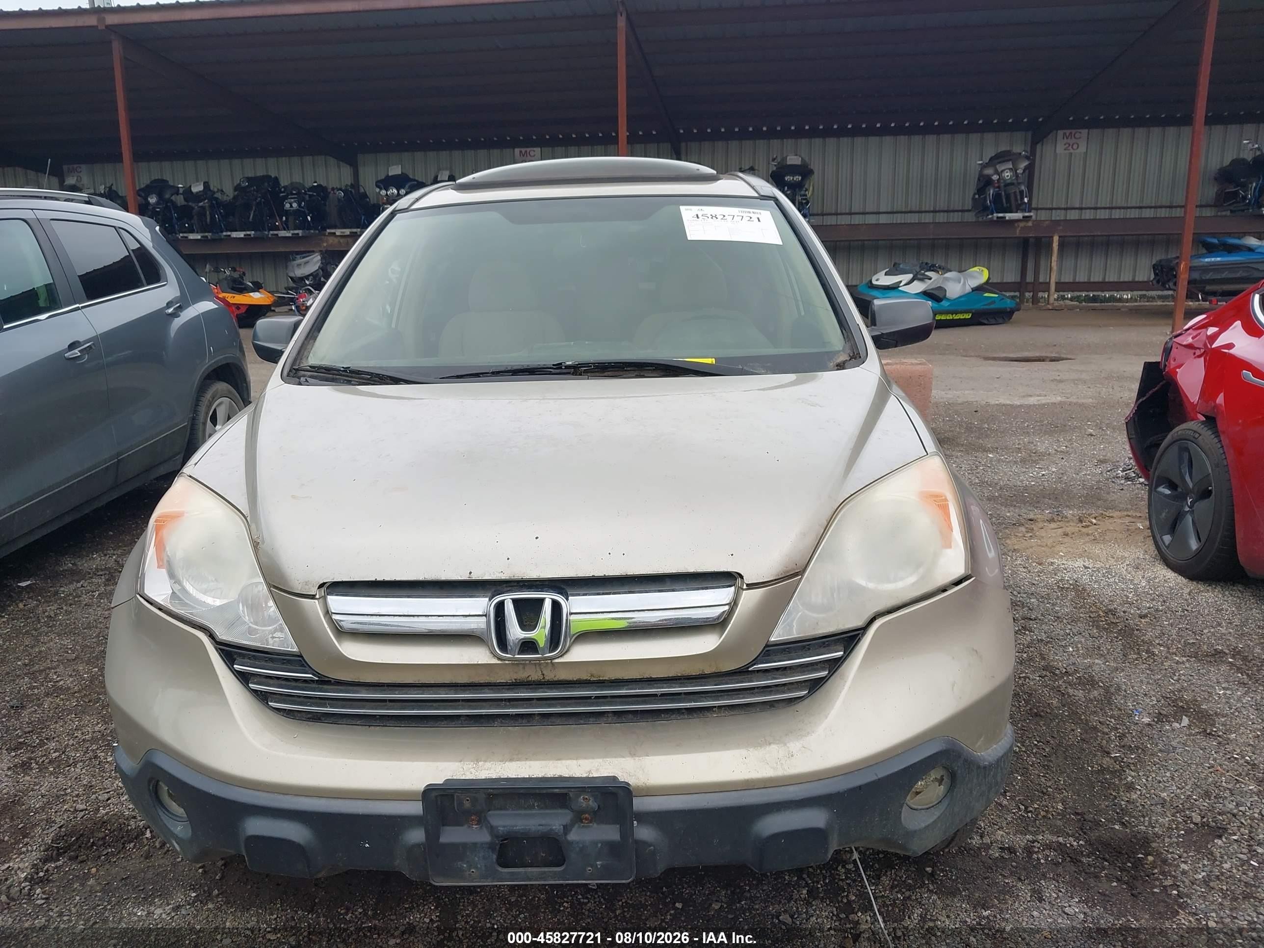 2007 Honda Cr-v Ex Gold vin: JHLRE48547C034048