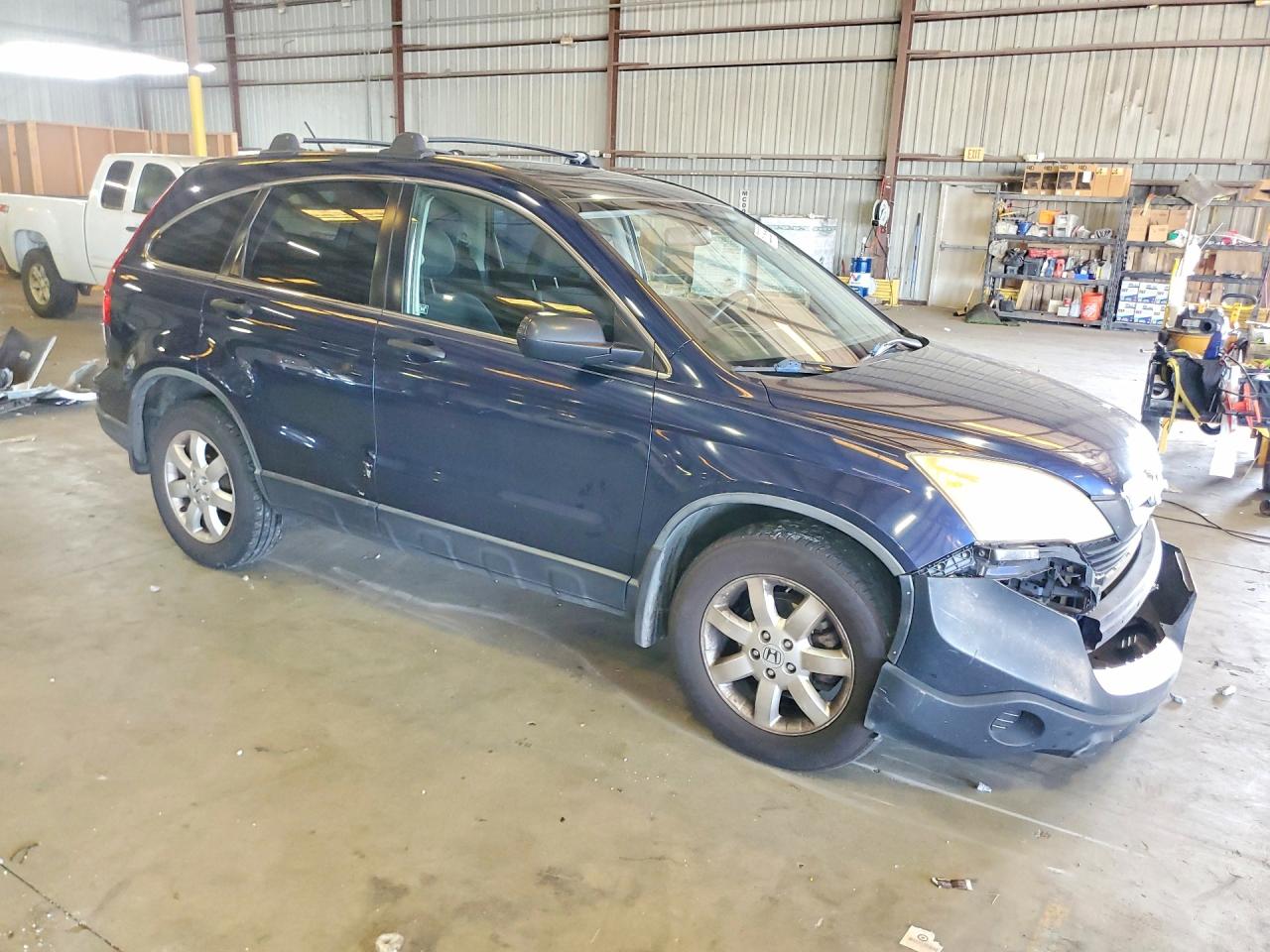 2007 Honda Cr-v Ex Blue vin: JHLRE48547C062948