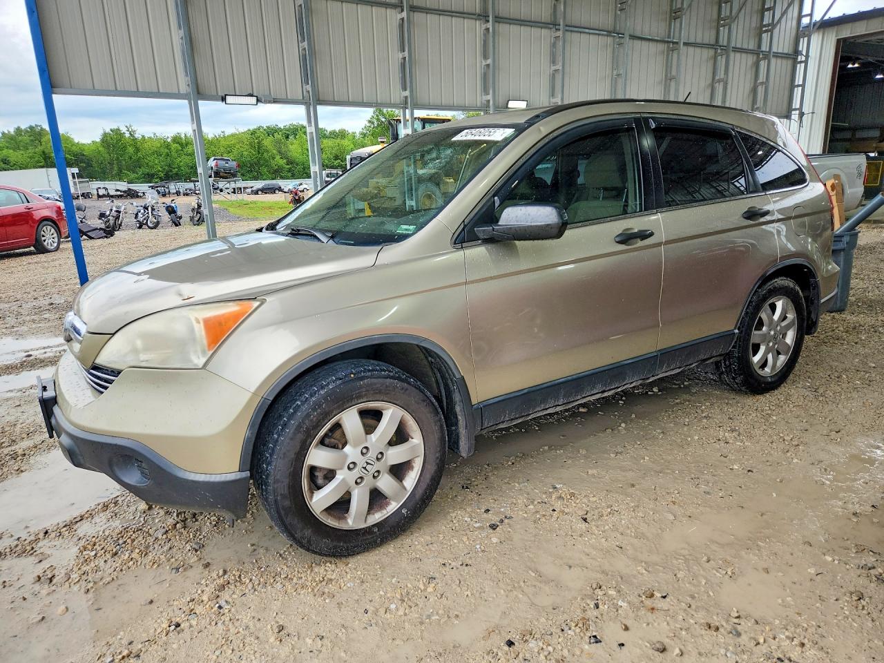 2007 Honda Cr-v Ex Tan vin: JHLRE48547C067602