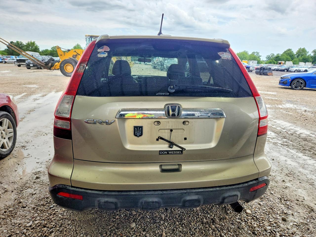 2007 Honda Cr-v Ex Tan vin: JHLRE48547C067602