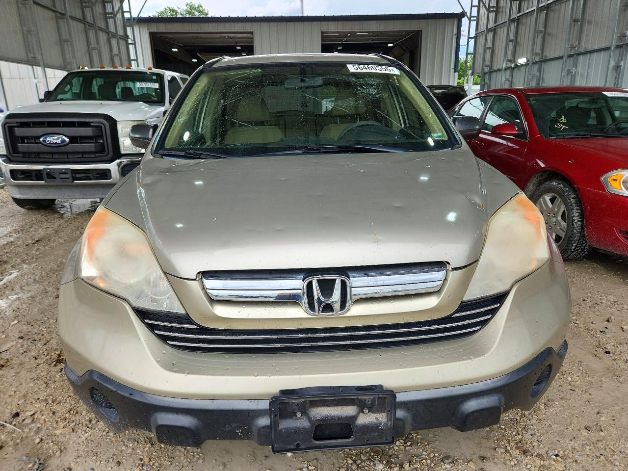 2007 Honda Cr-v Ex Tan vin: JHLRE48547C067602