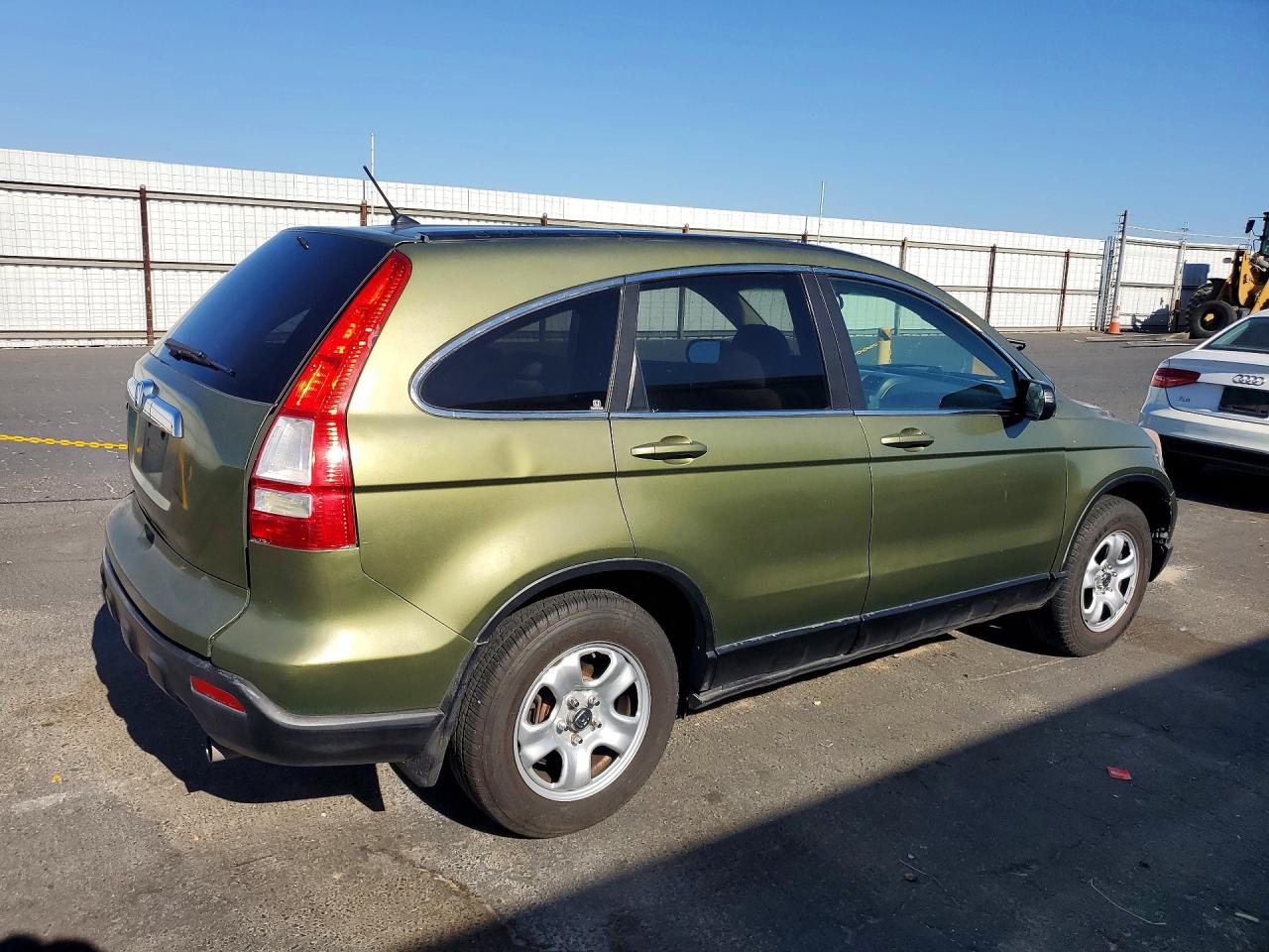 2007 Honda Cr-v Ex Green vin: JHLRE48547C070449