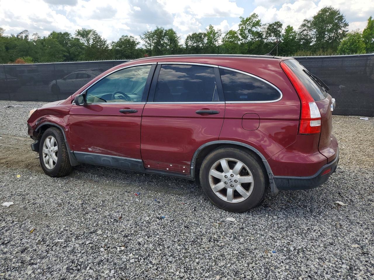 2007 Honda Cr-v Ex Burgundy vin: JHLRE48547C077742
