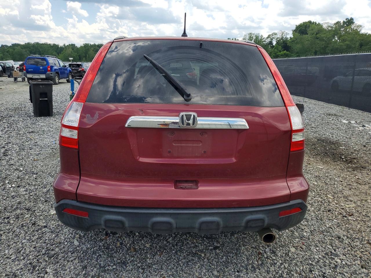 2007 Honda Cr-v Ex Burgundy vin: JHLRE48547C077742