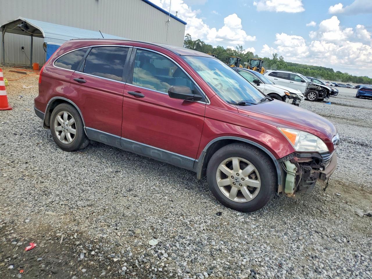 2007 Honda Cr-v Ex Burgundy vin: JHLRE48547C077742