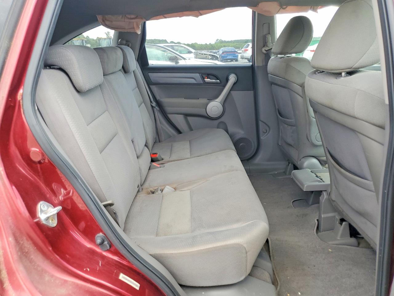 2007 Honda Cr-v Ex Burgundy vin: JHLRE48547C077742
