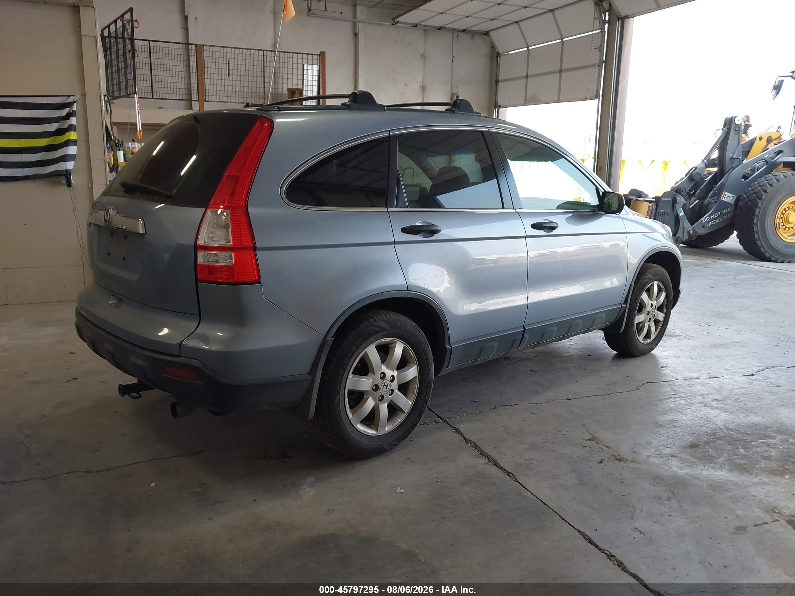 2007 Honda Cr-v Ex Blue vin: JHLRE48547C097733