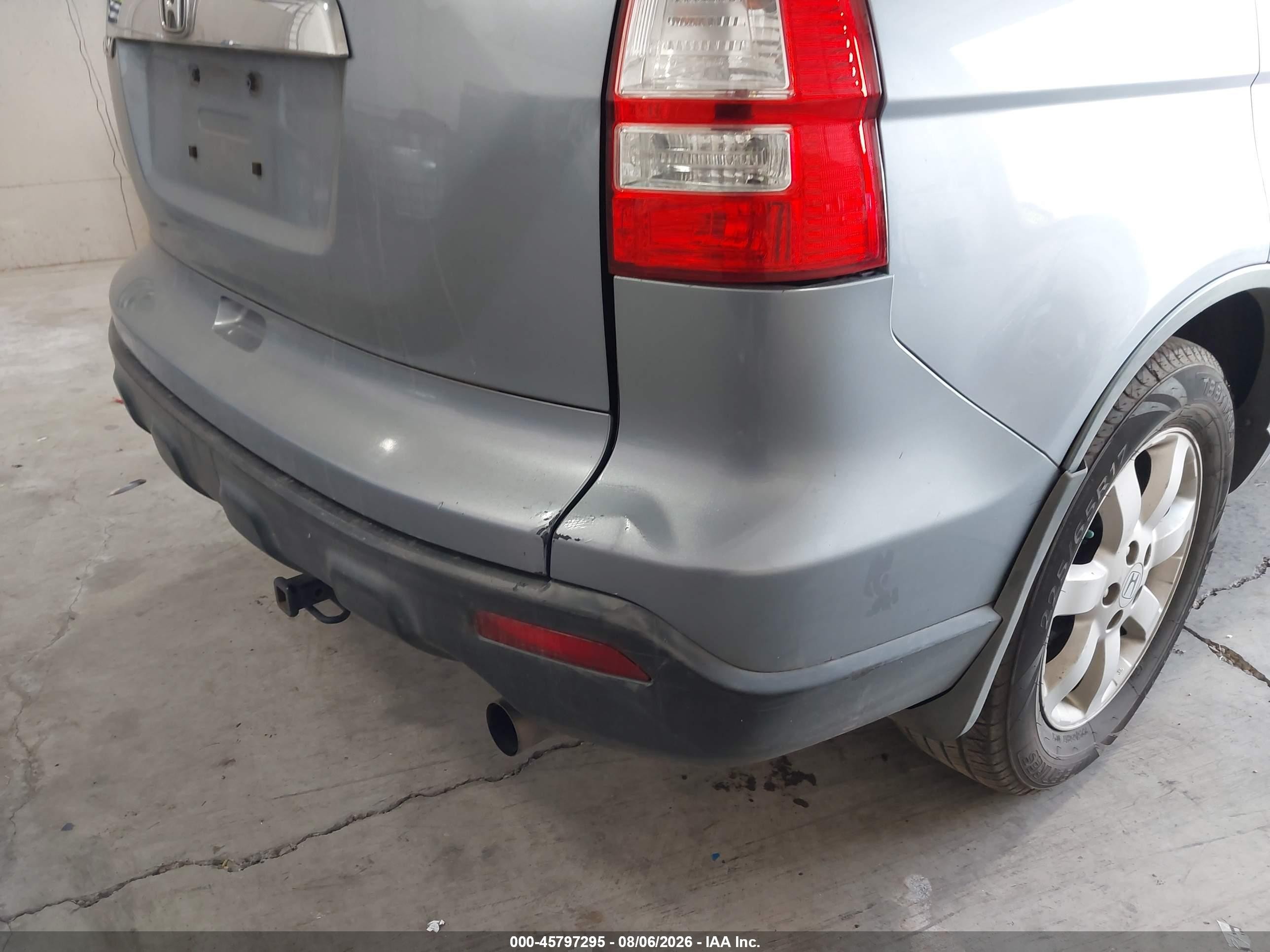 2007 Honda Cr-v Ex Blue vin: JHLRE48547C097733