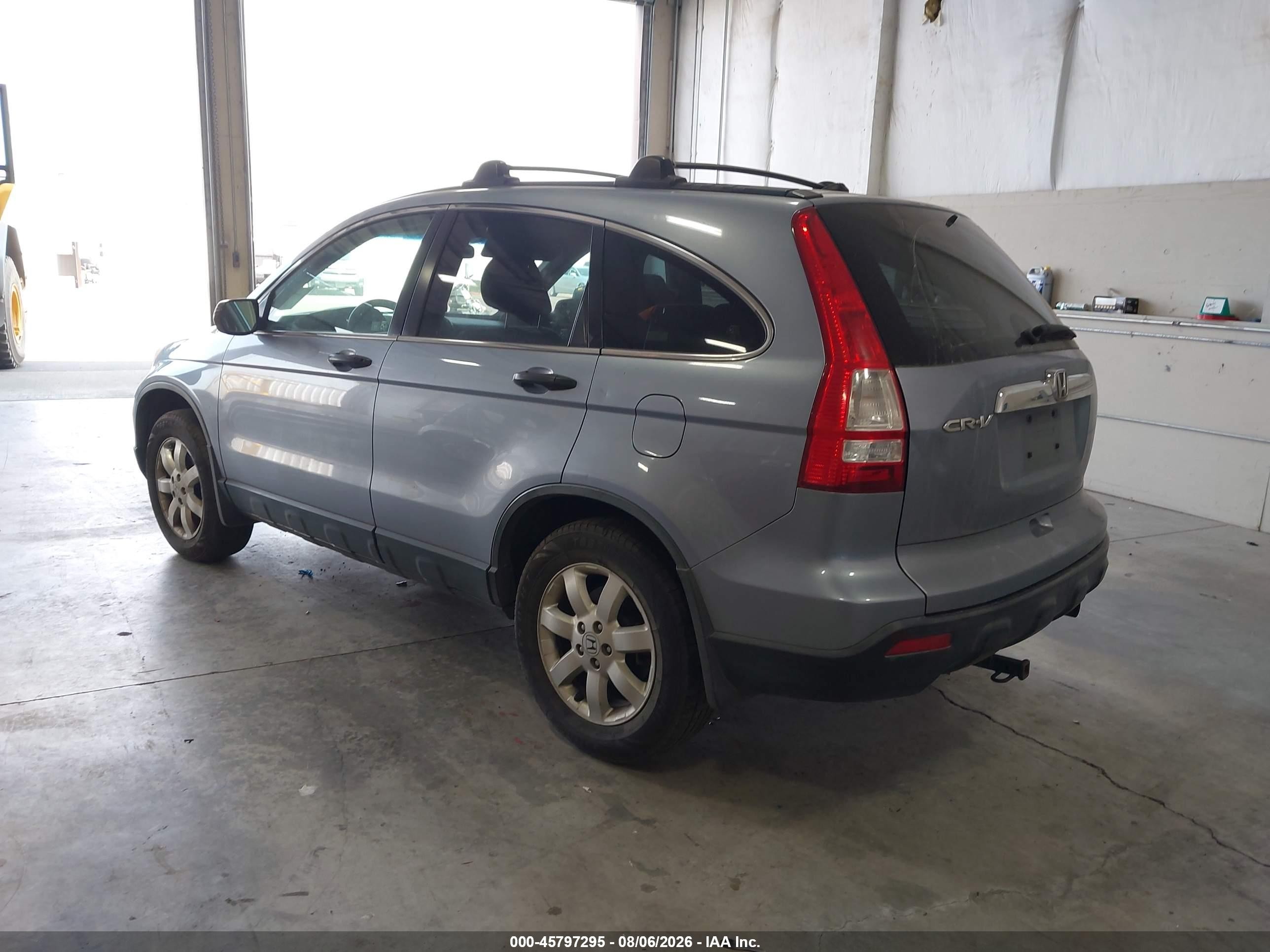 2007 Honda Cr-v Ex Blue vin: JHLRE48547C097733