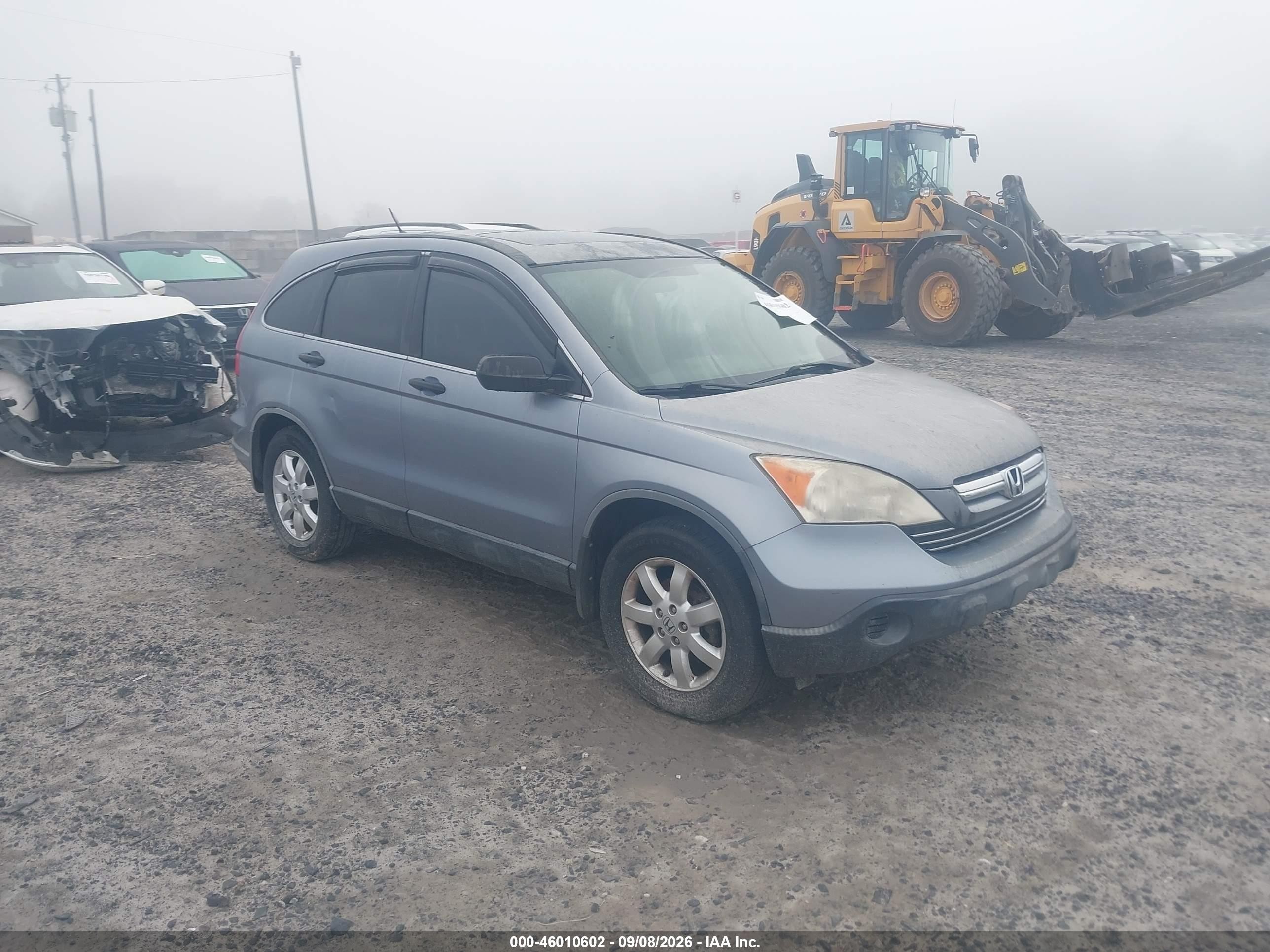 2007 Honda Cr-v Ex Blue vin: JHLRE48547C108276