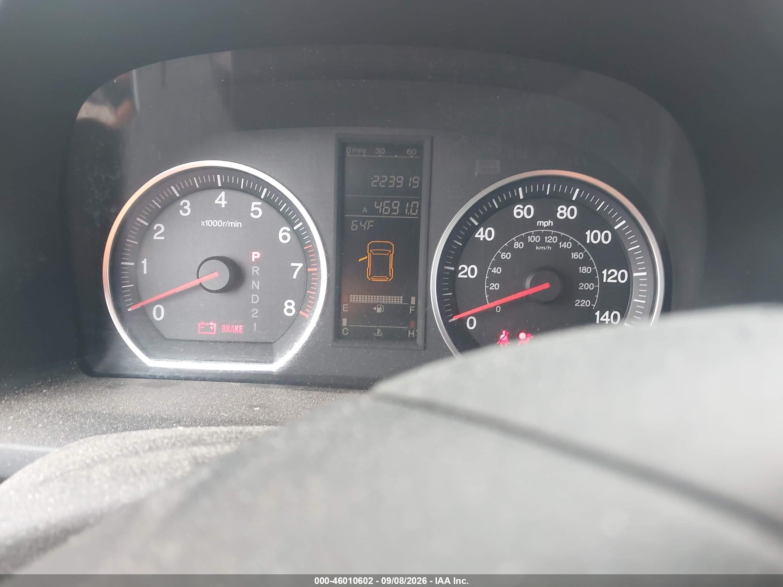 2007 Honda Cr-v Ex Blue vin: JHLRE48547C108276
