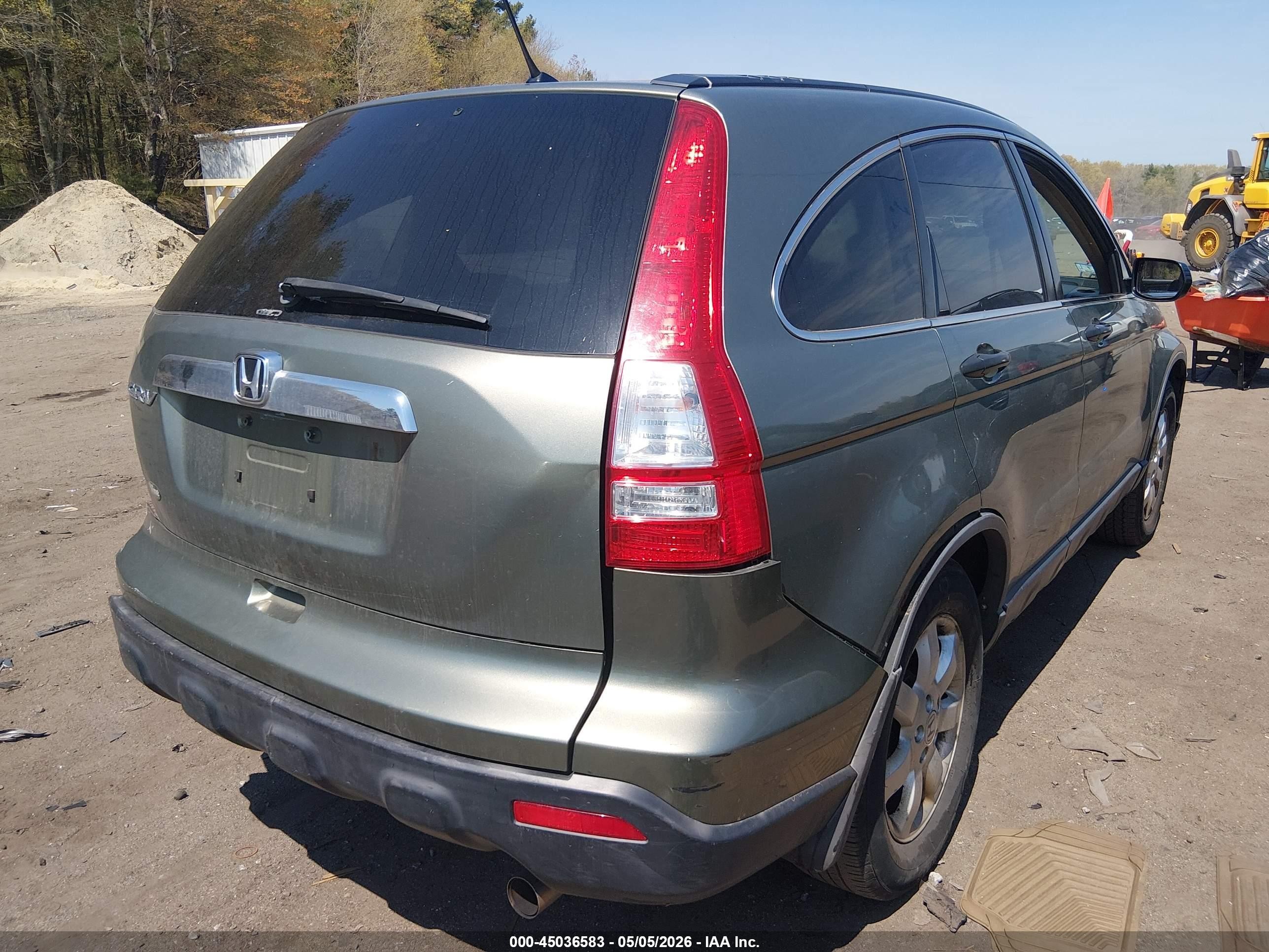 2007 Honda Cr-v Ex Teal vin: JHLRE48547C109153