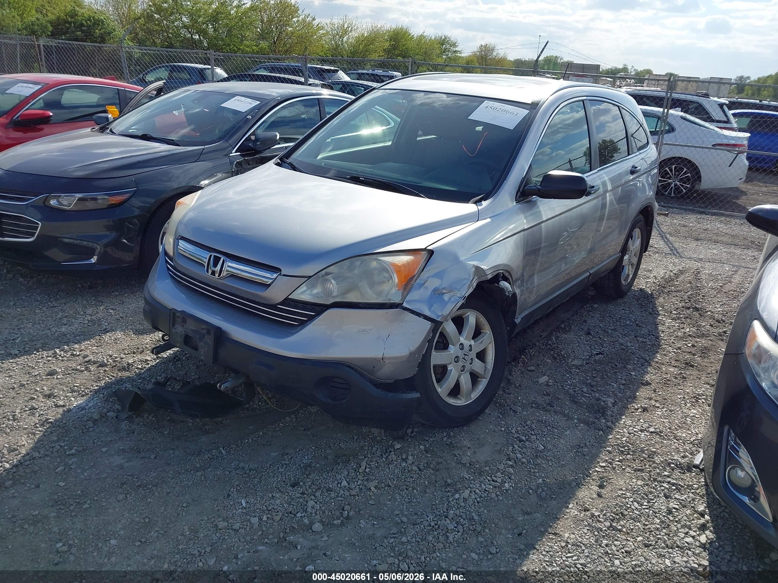 2008 Honda Cr-v Ex Серебряный vin: JHLRE48548C013184
