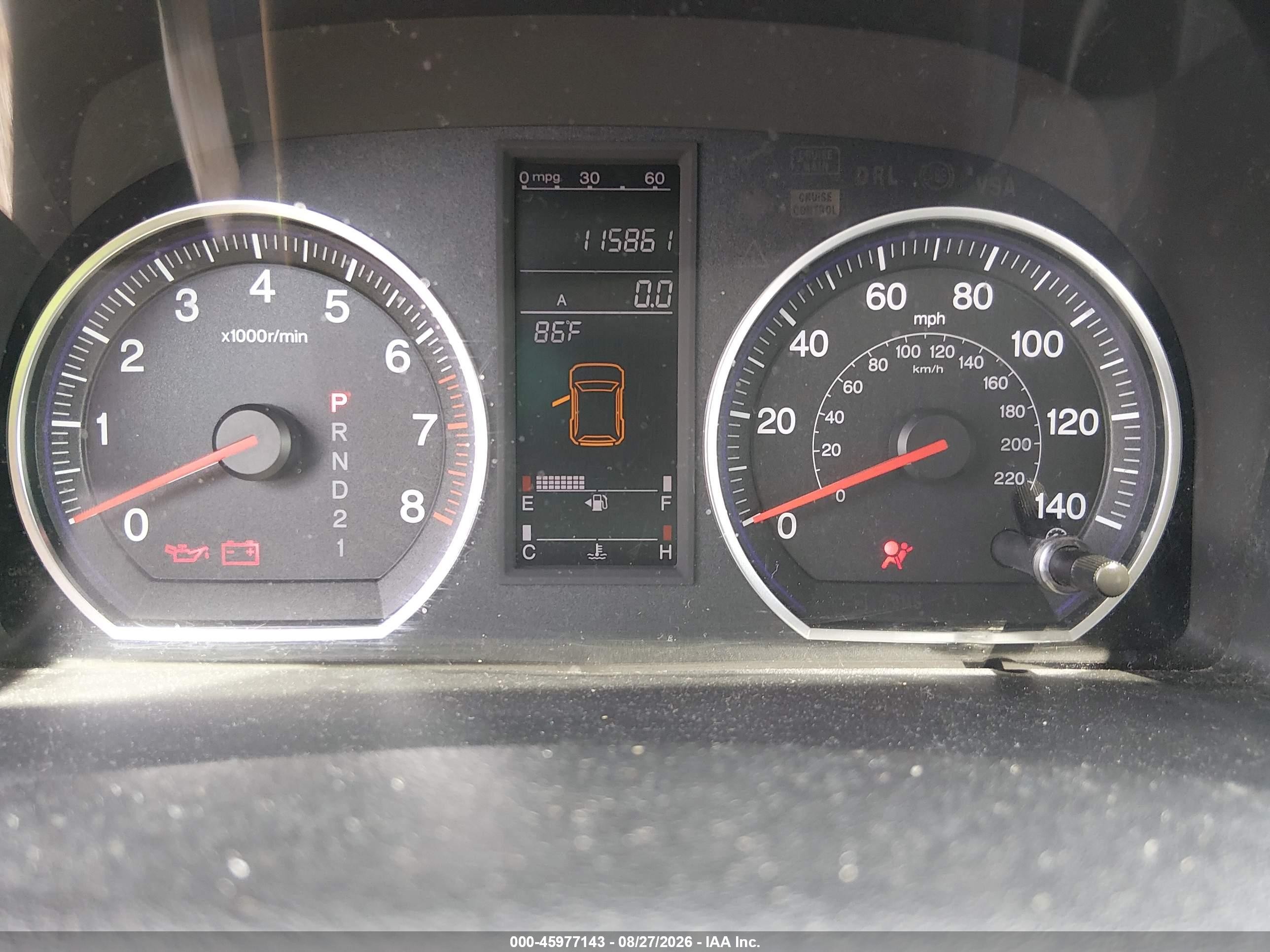 2008 Honda Cr-v Ex Dark Blue vin: JHLRE48548C057184