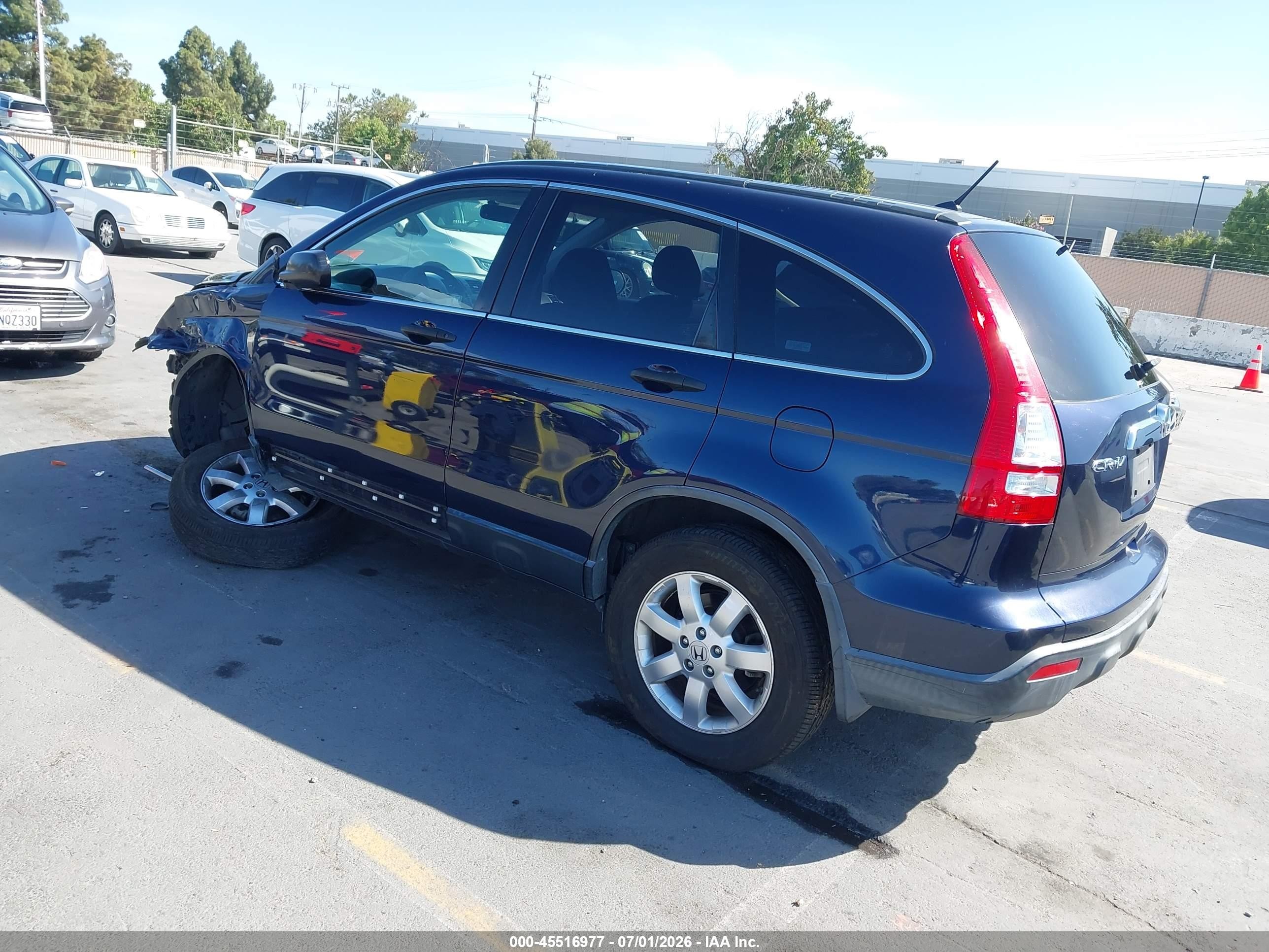 2008 Honda Cr-v Ex Dark Blue vin: JHLRE48548C065625