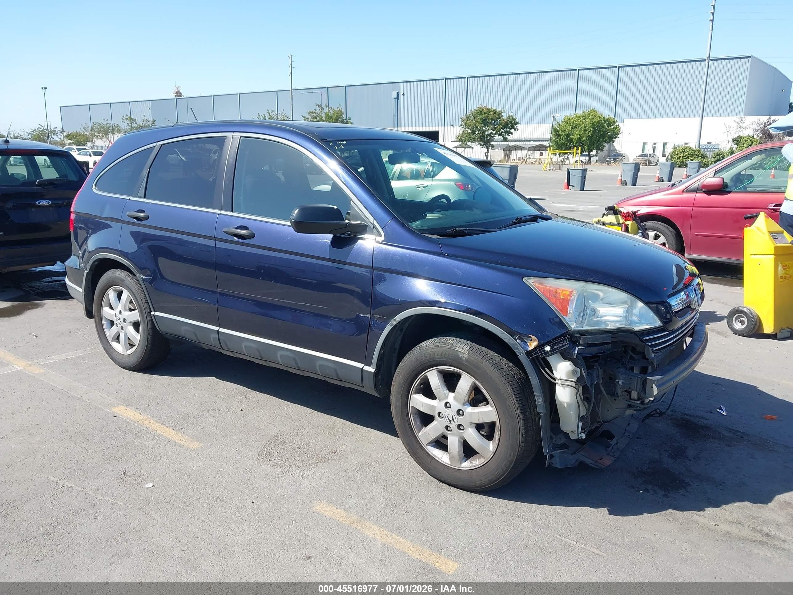 2008 Honda Cr-v Ex Dark Blue vin: JHLRE48548C065625