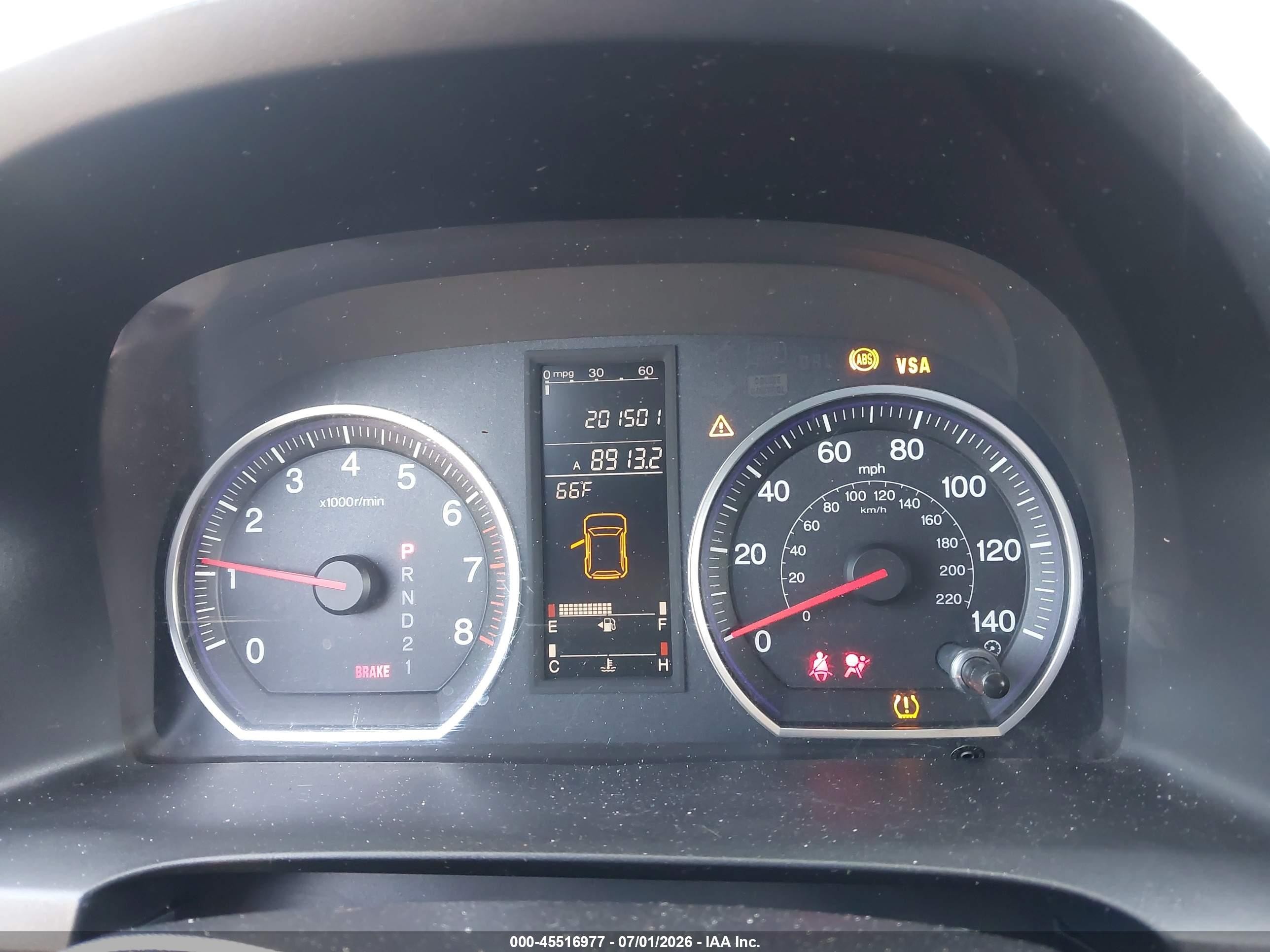2008 Honda Cr-v Ex Dark Blue vin: JHLRE48548C065625
