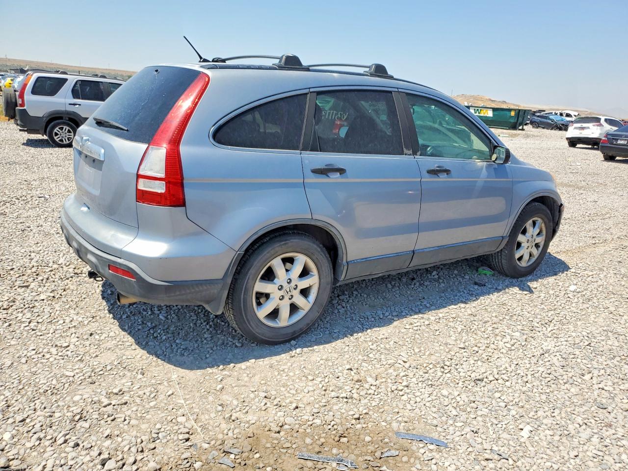 2008 Honda Cr-v Ex Blue vin: JHLRE48548C071926