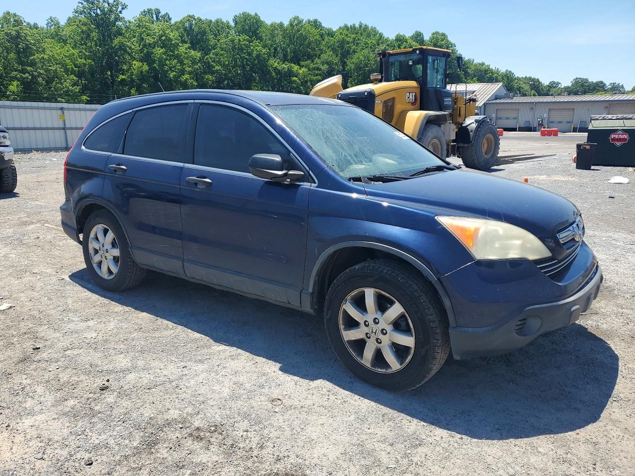 2007 Honda Crv Blue vin: JHLRE48557C016545