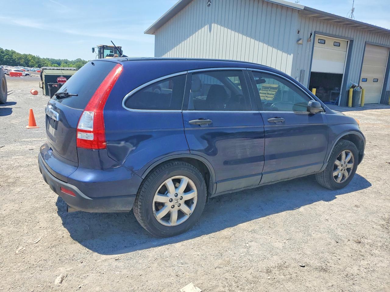 2007 Honda Crv Blue vin: JHLRE48557C016545
