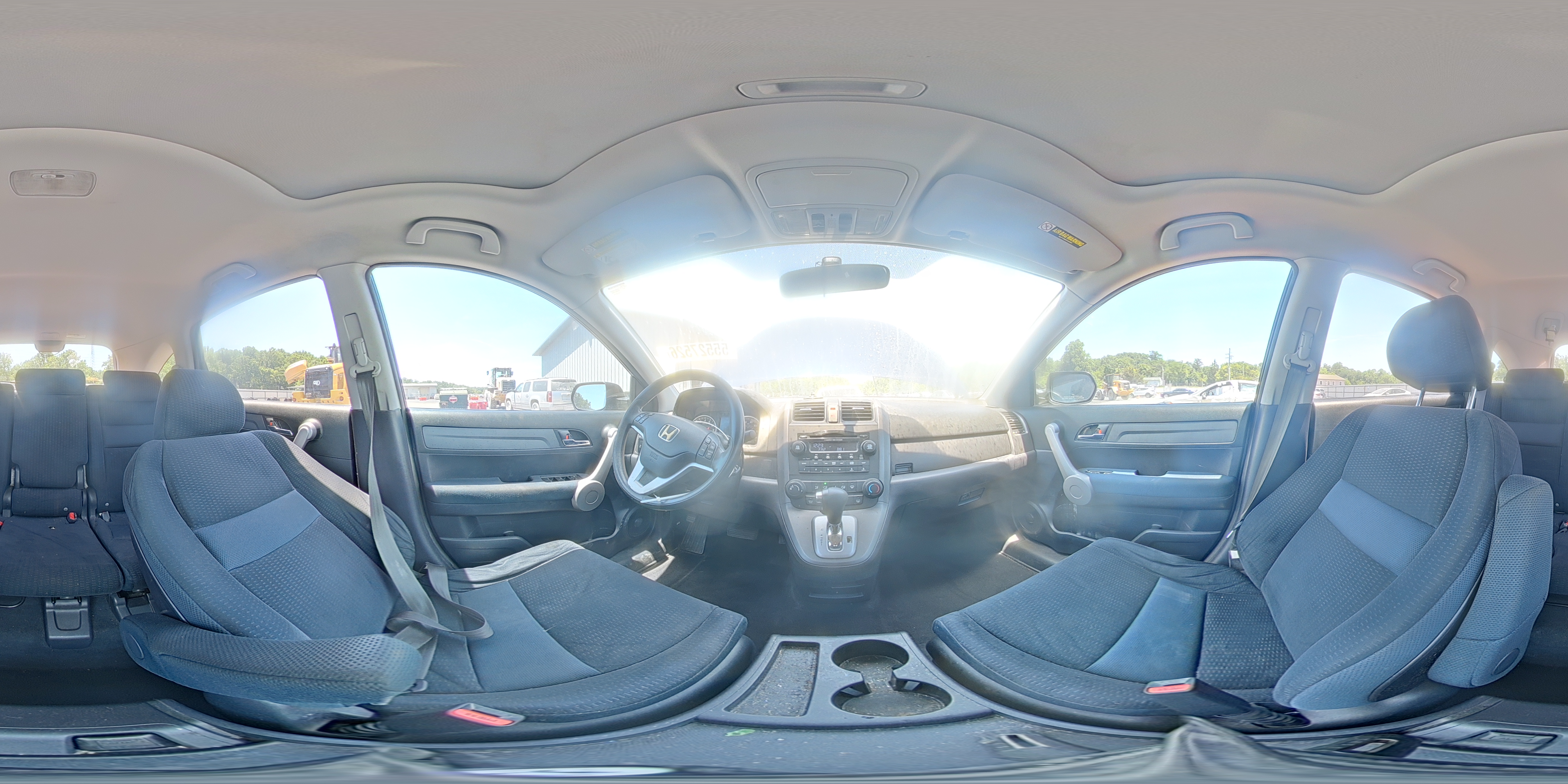 2007 Honda Crv Blue vin: JHLRE48557C016545