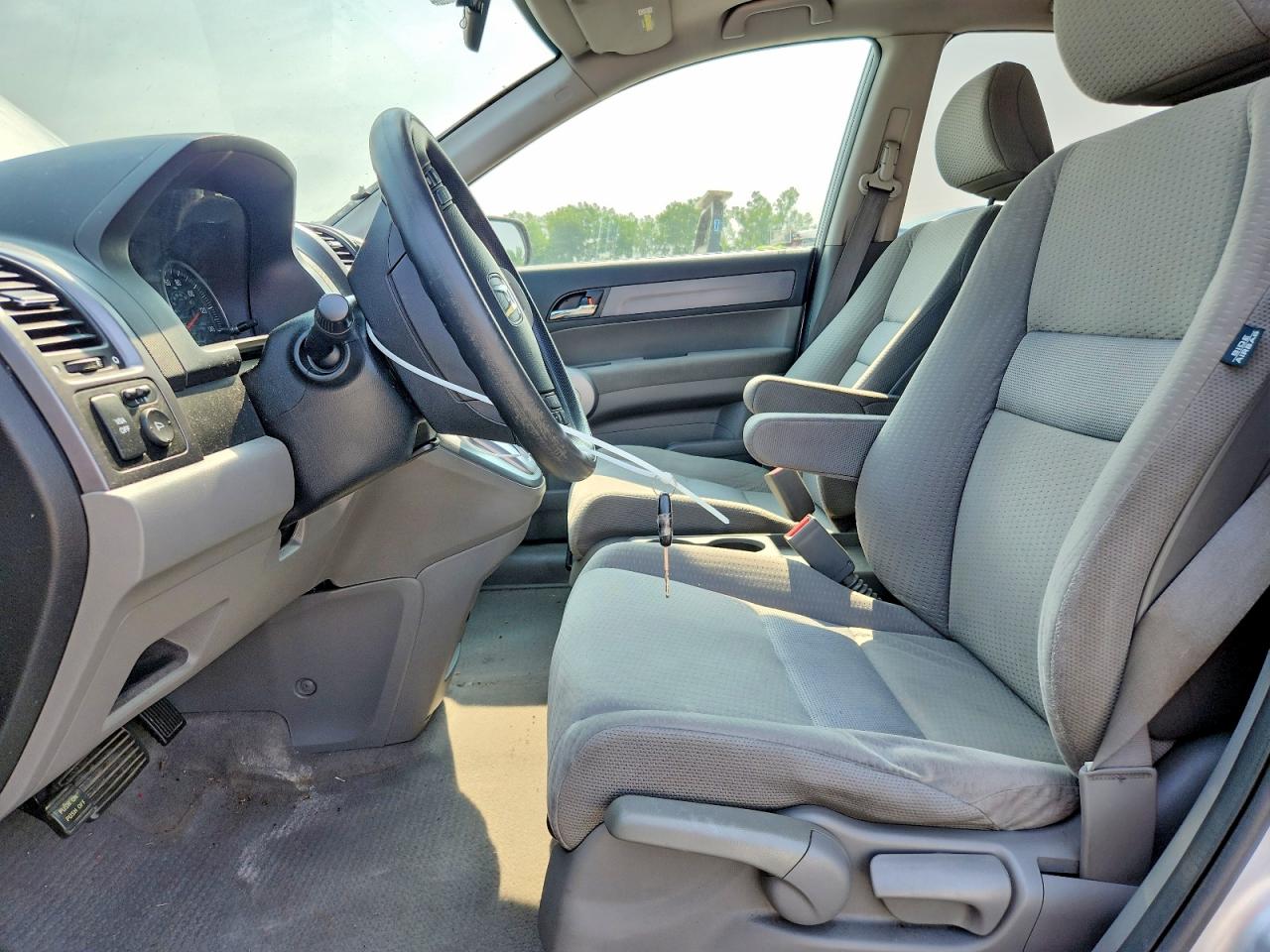 2007 Honda Cr-v Ex Silver vin: JHLRE48557C019154