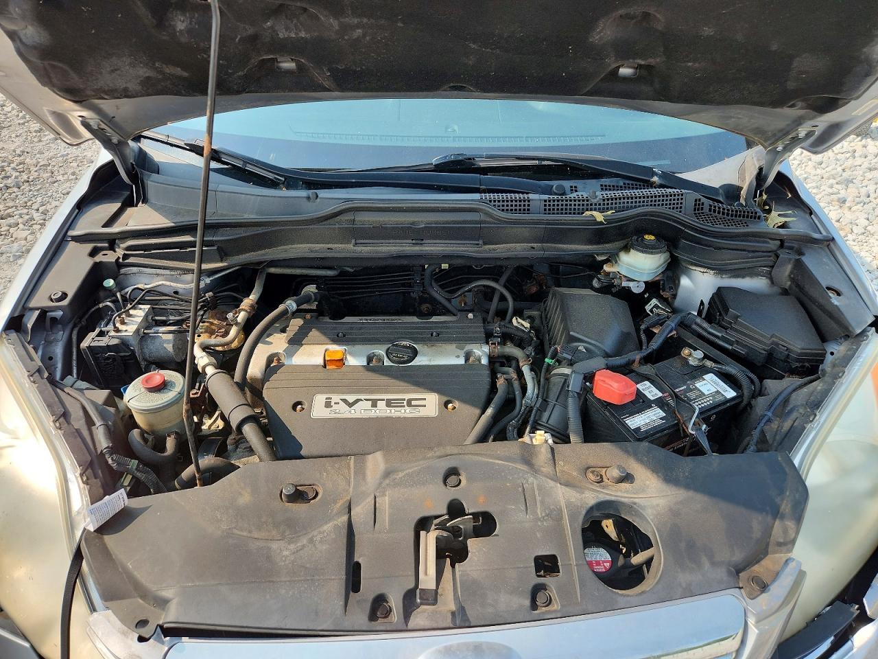 2007 Honda Cr-v Ex Silver vin: JHLRE48557C019154