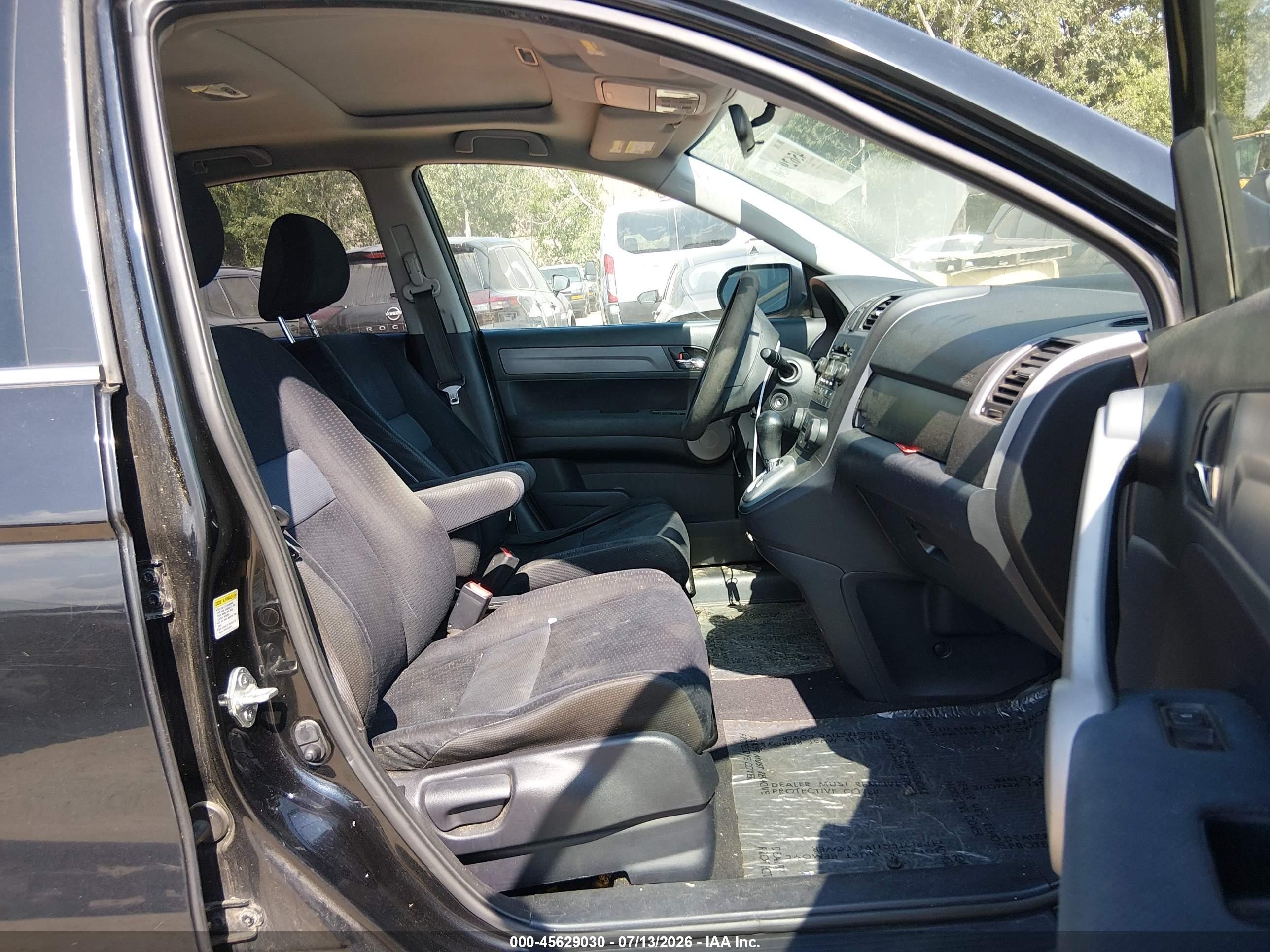 2007 Honda Cr-v Ex Black vin: JHLRE48557C064773