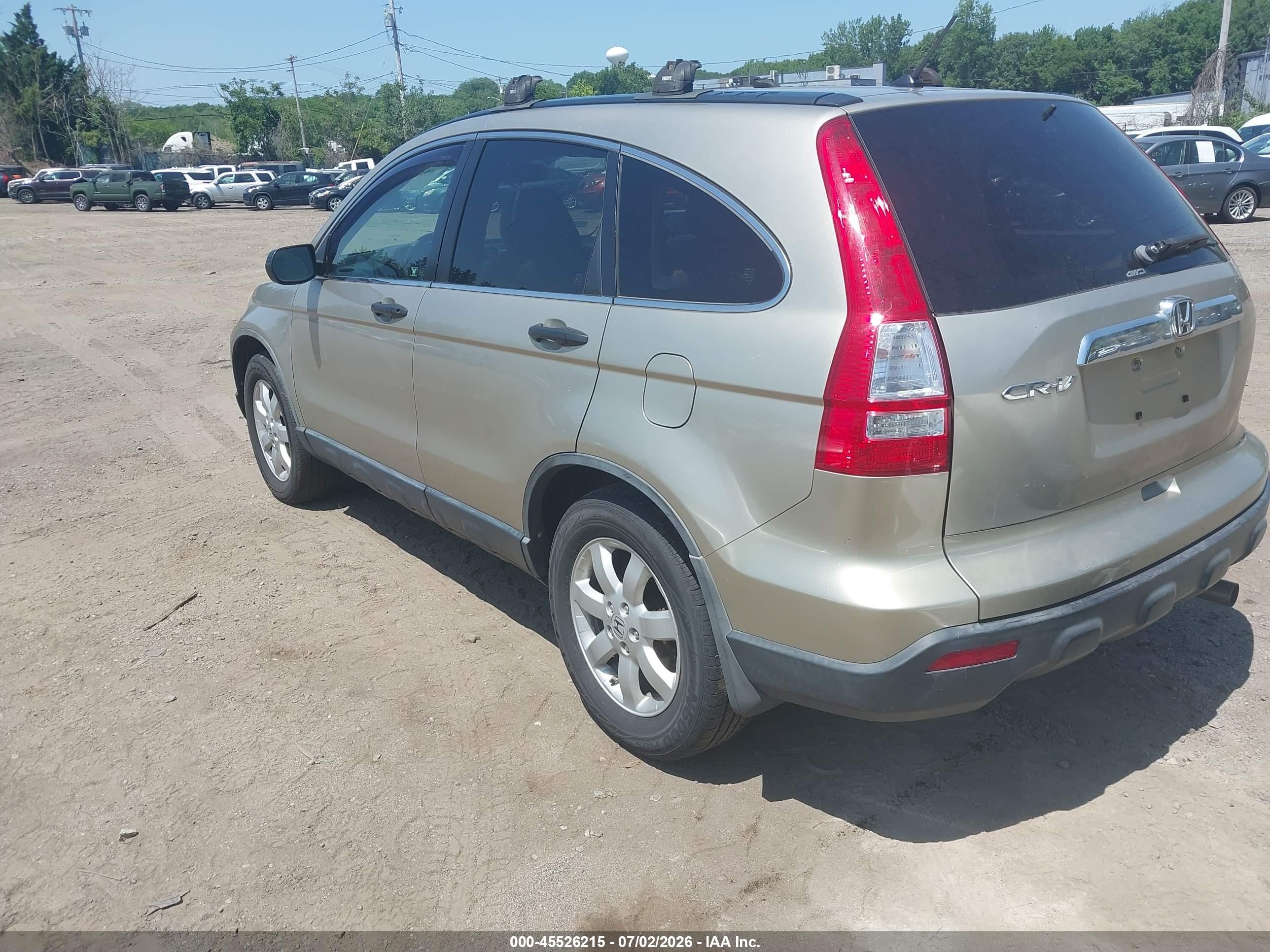 2007 Honda Cr-v Ex Brown vin: JHLRE48557C070993