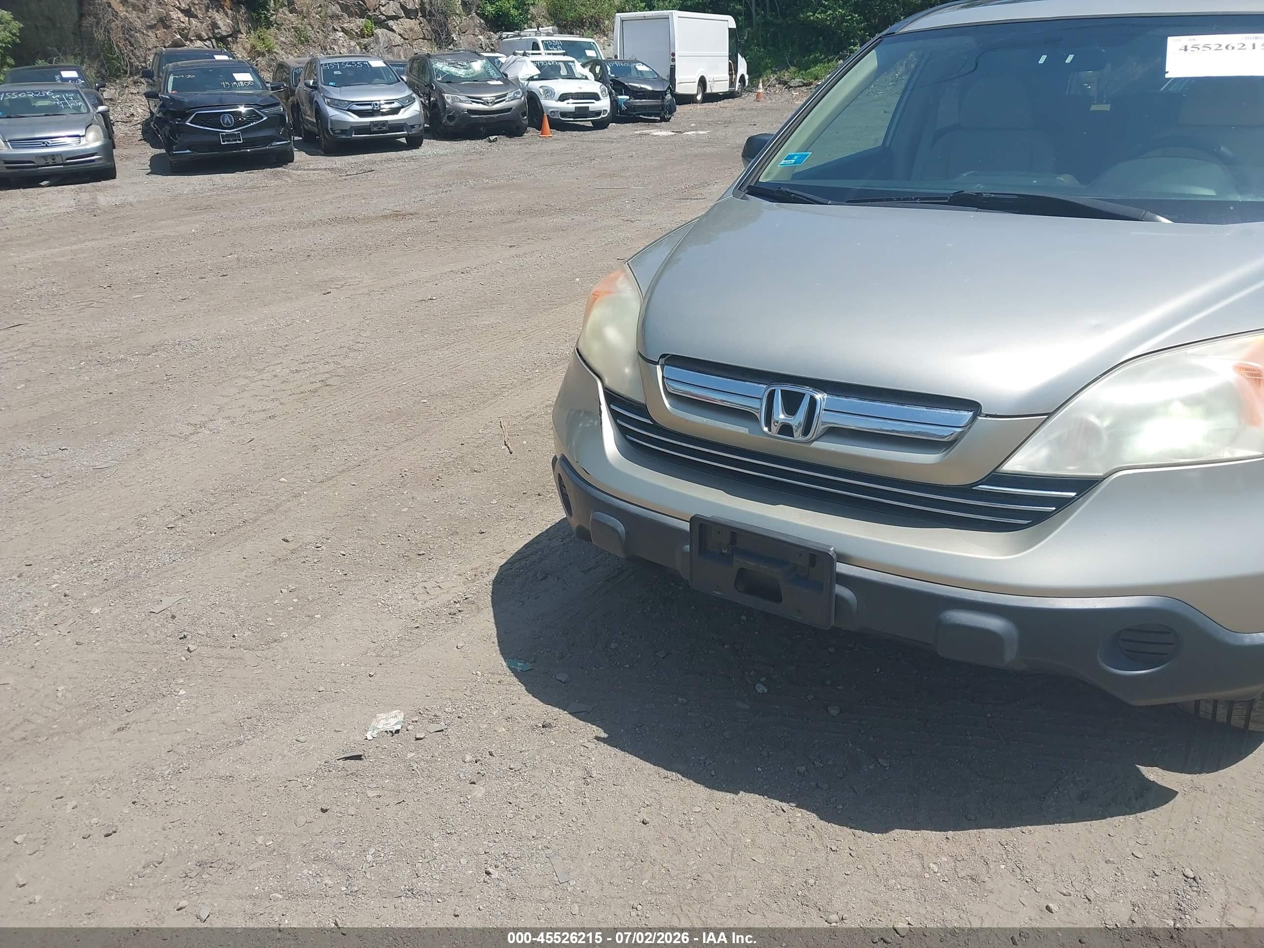 2007 Honda Cr-v Ex Brown vin: JHLRE48557C070993