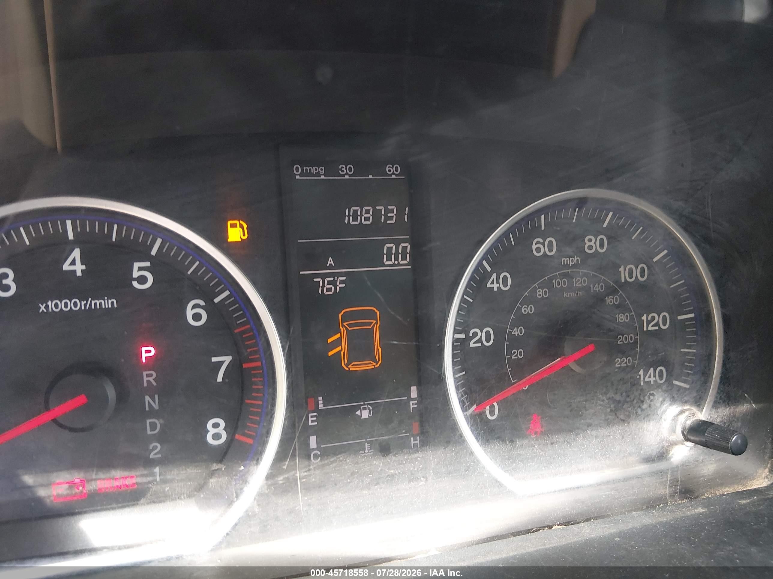 2008 Honda Cr-v Ex Золотой vin: JHLRE48558C004543