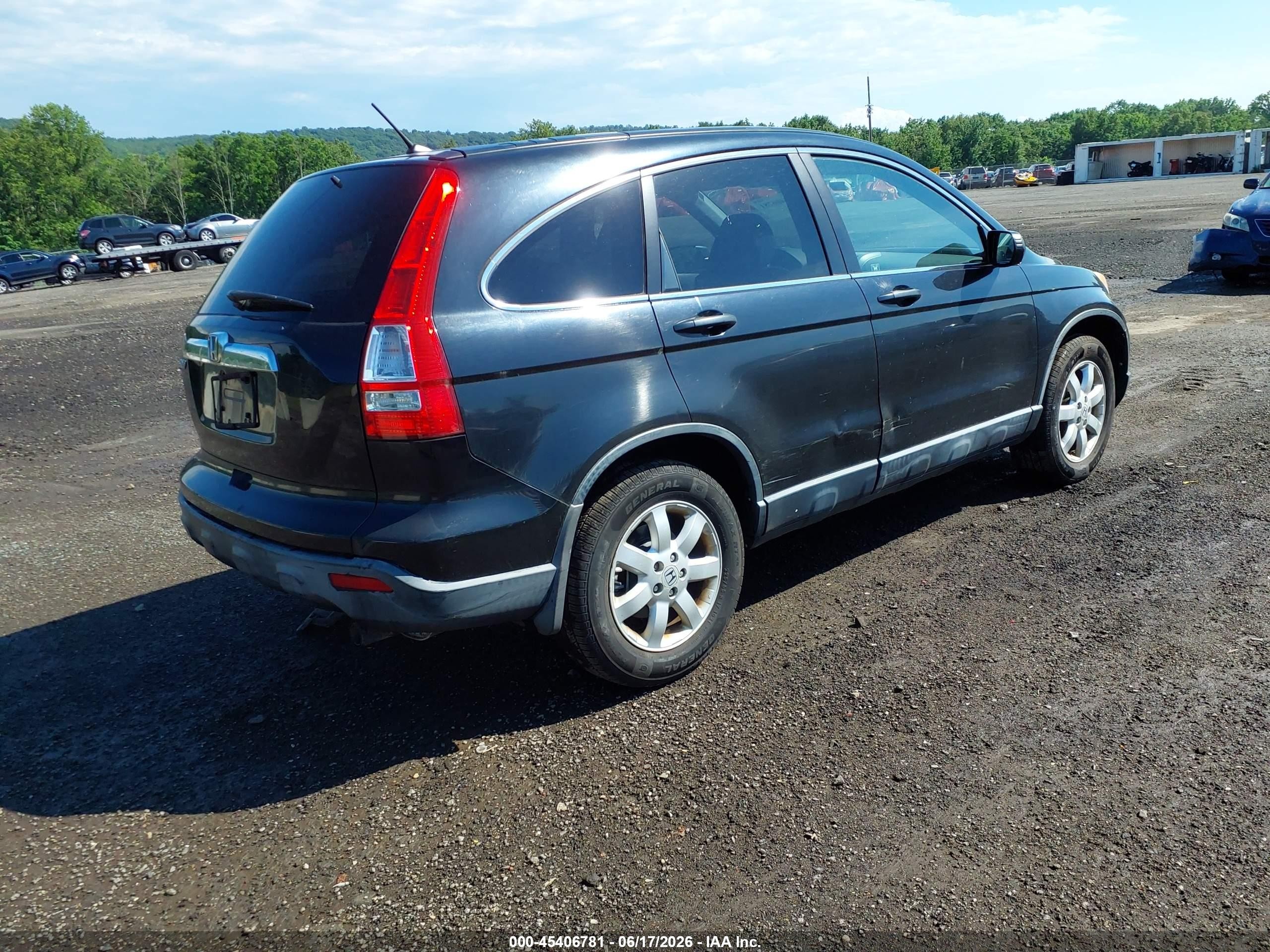 2008 Honda Cr-v Ex Черный vin: JHLRE48558C008043