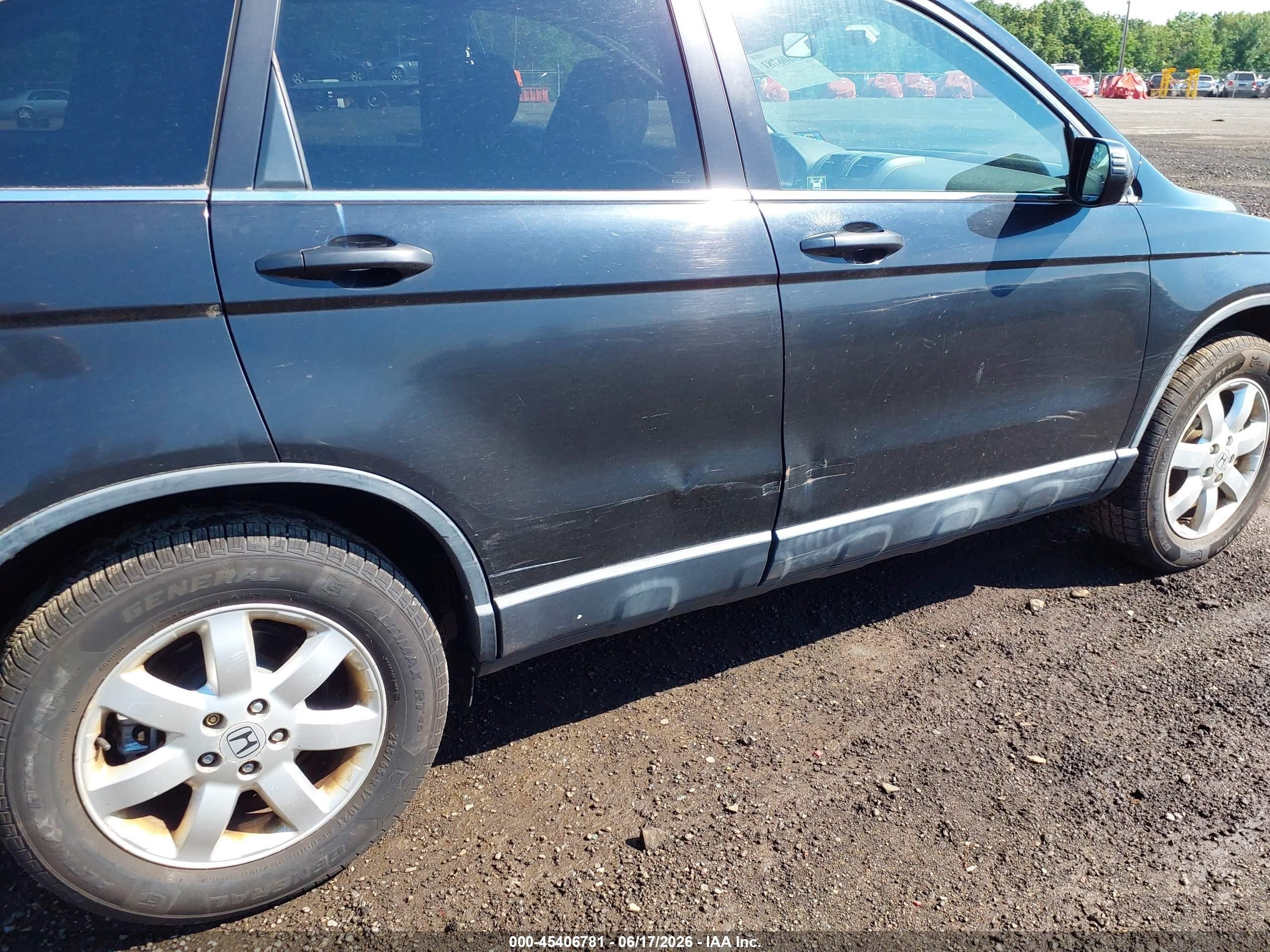 2008 Honda Cr-v Ex Черный vin: JHLRE48558C008043