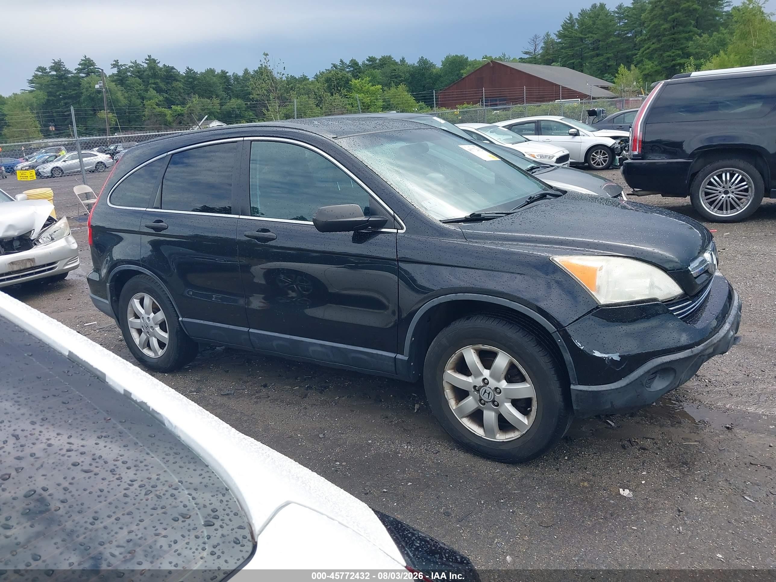 2008 Honda Cr-v Ex Черный vin: JHLRE48558C008057