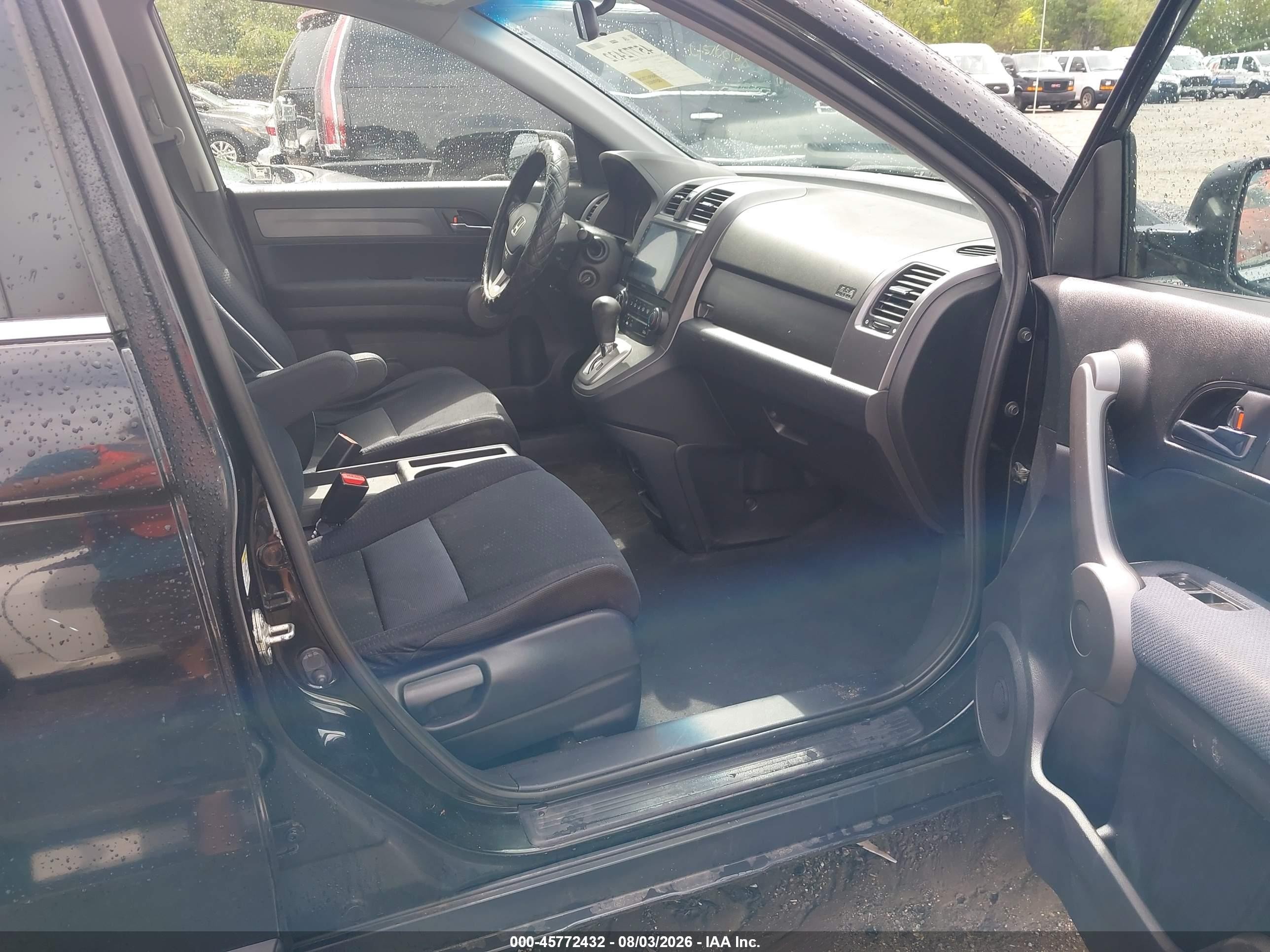 2008 Honda Cr-v Ex Черный vin: JHLRE48558C008057